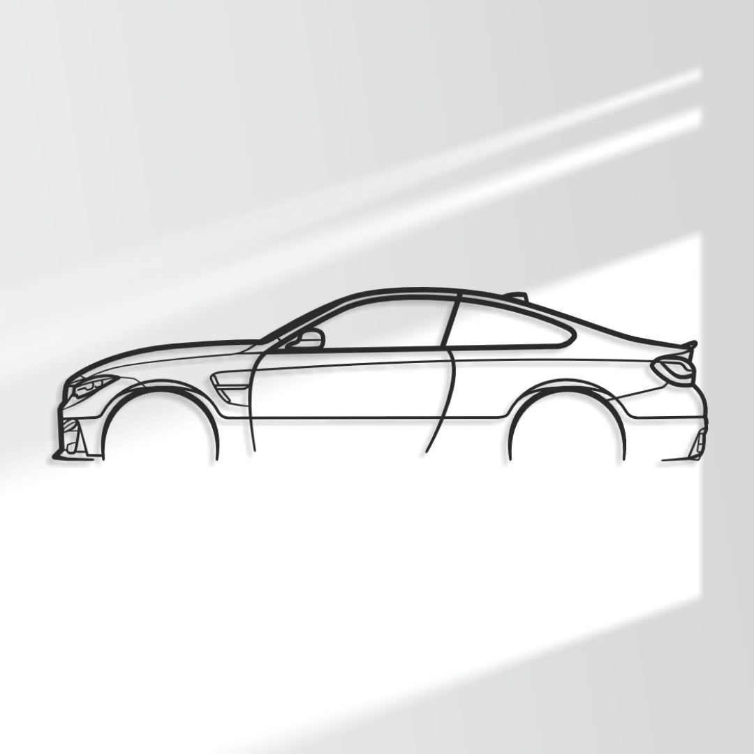 BMW M4 F82 - Metal Wall Art