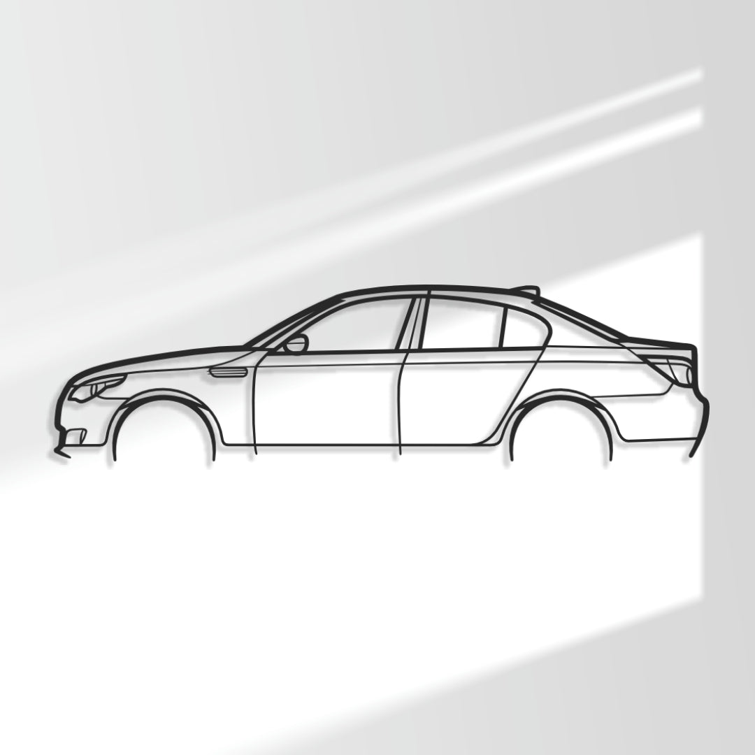 BMW M5 (E60) - Metal Wall Art
