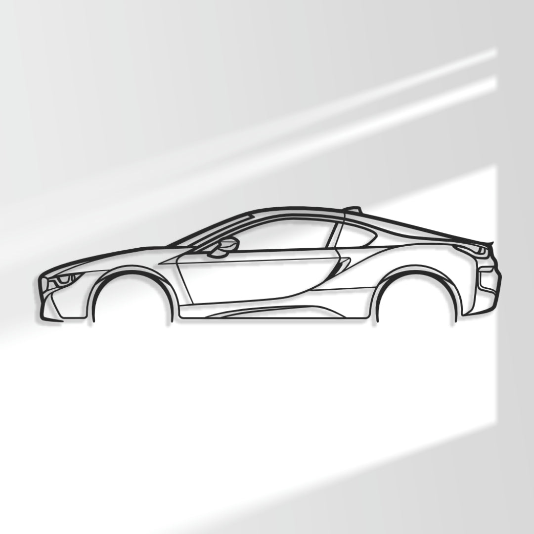 BMW i8 - Metal Wall Art