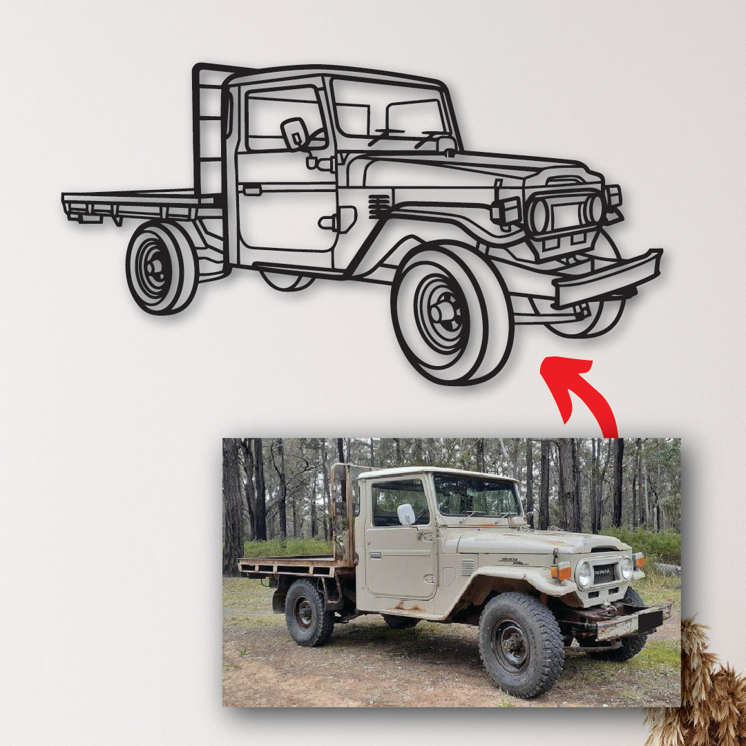 Custom Car - Metal Wall Art