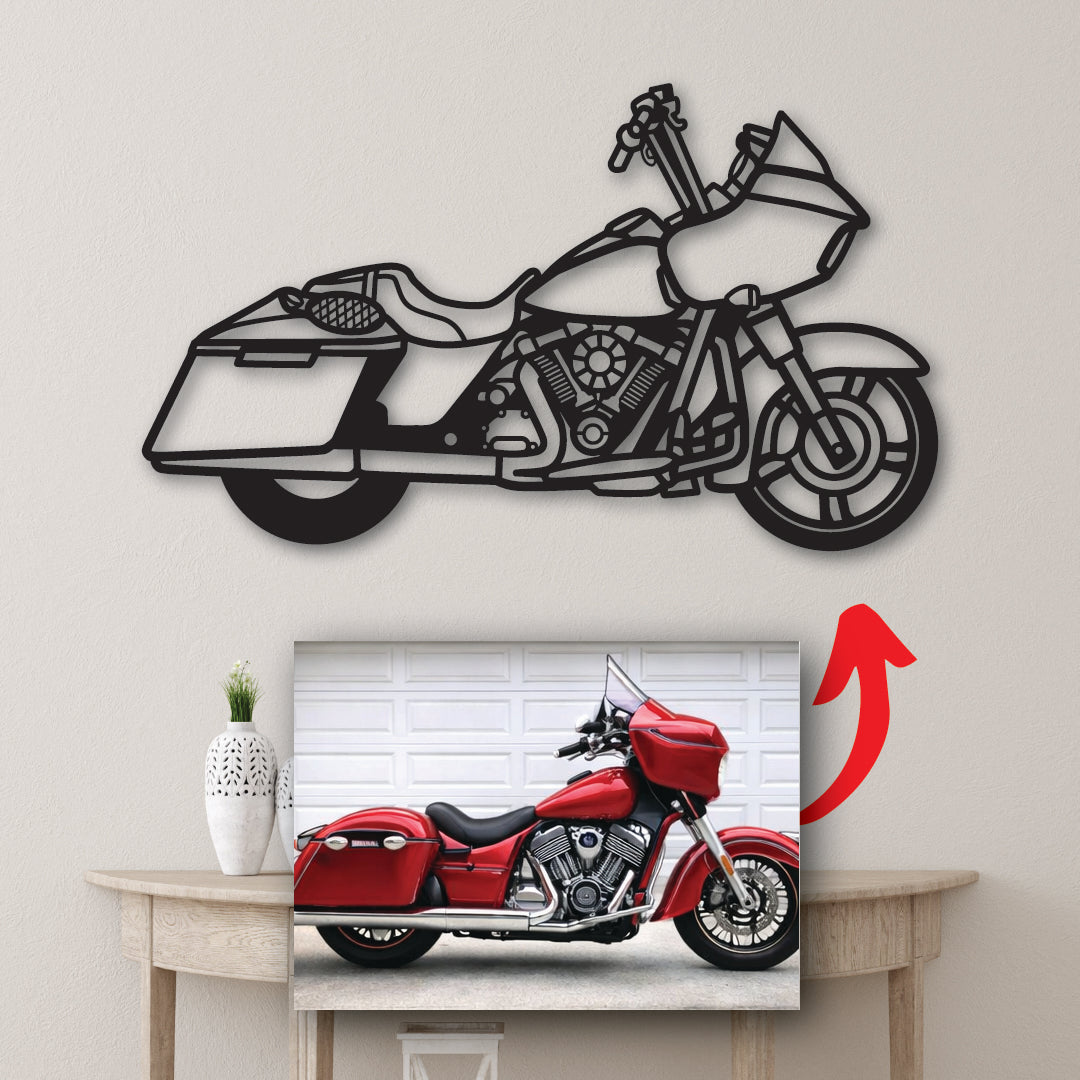 Custom Motorbike - Metal Wall Art