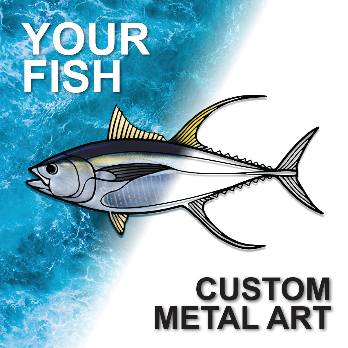 Custom Fish - Metal Wall Art