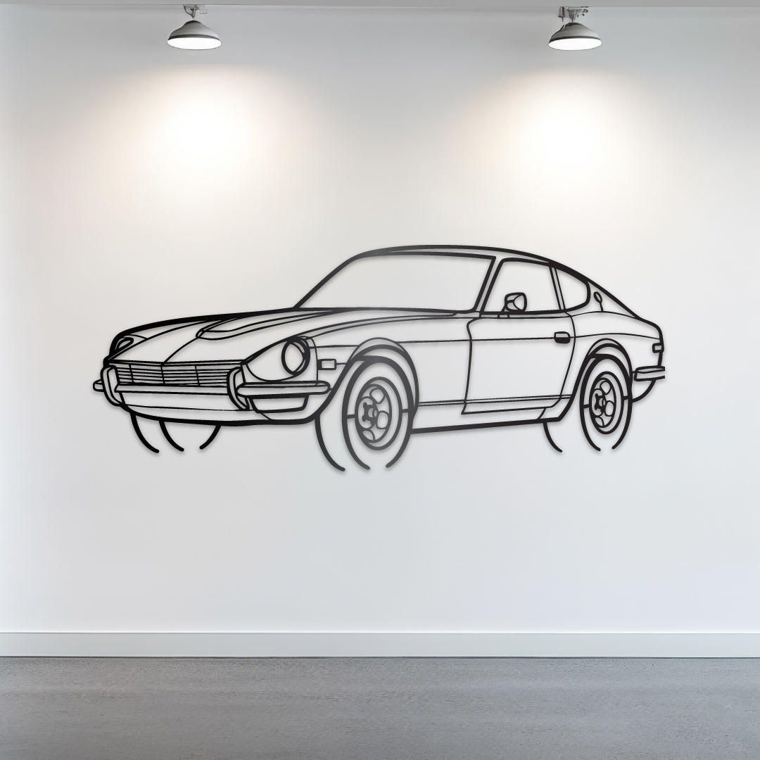Datsun 240Z (Fairlady Z) - Metal Wall Art