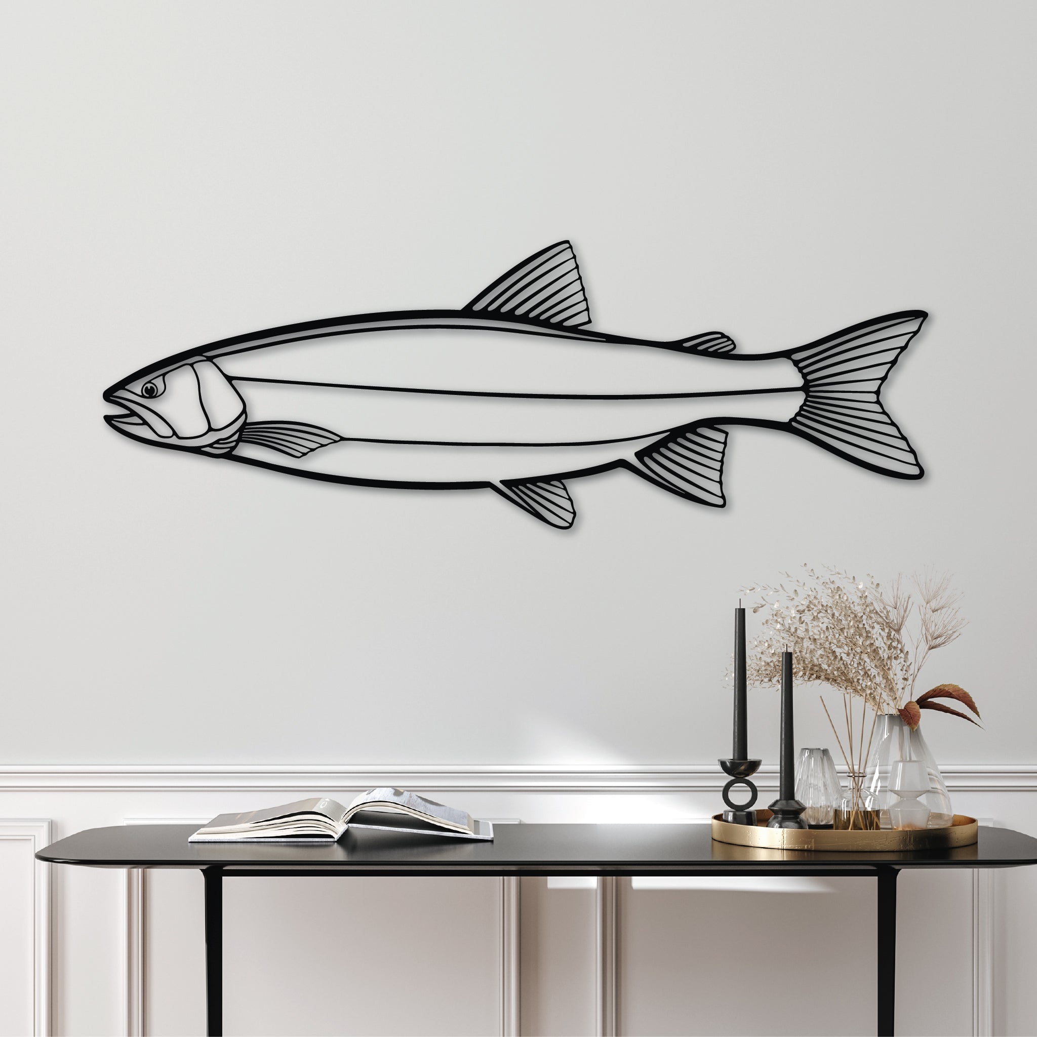Lake Trout Fish - Metal Wall Art