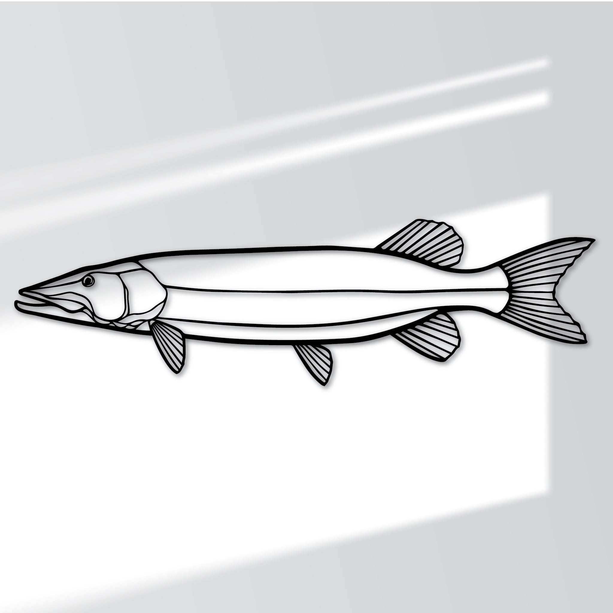 Muskellunge Fish - Metal Wall Art