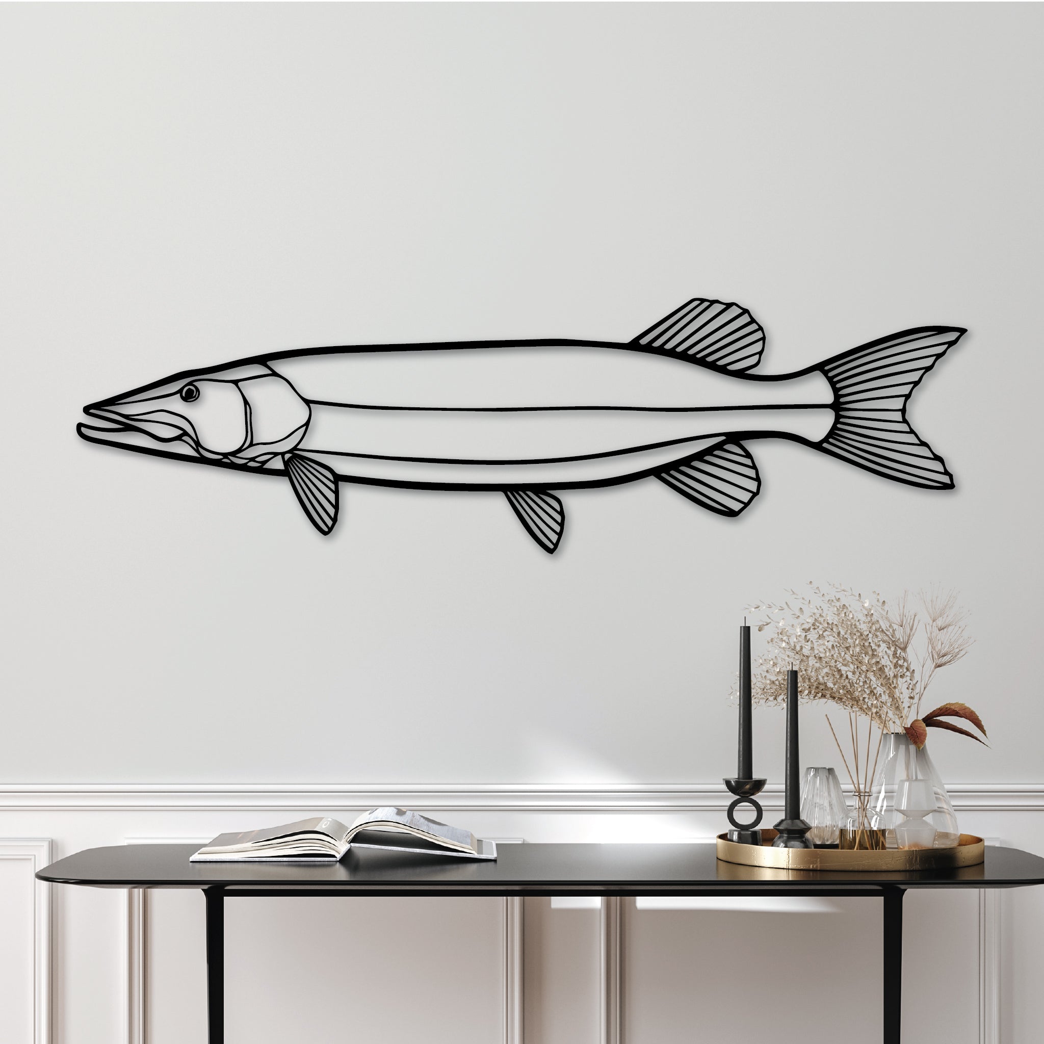Muskellunge Fish - Metal Wall Art