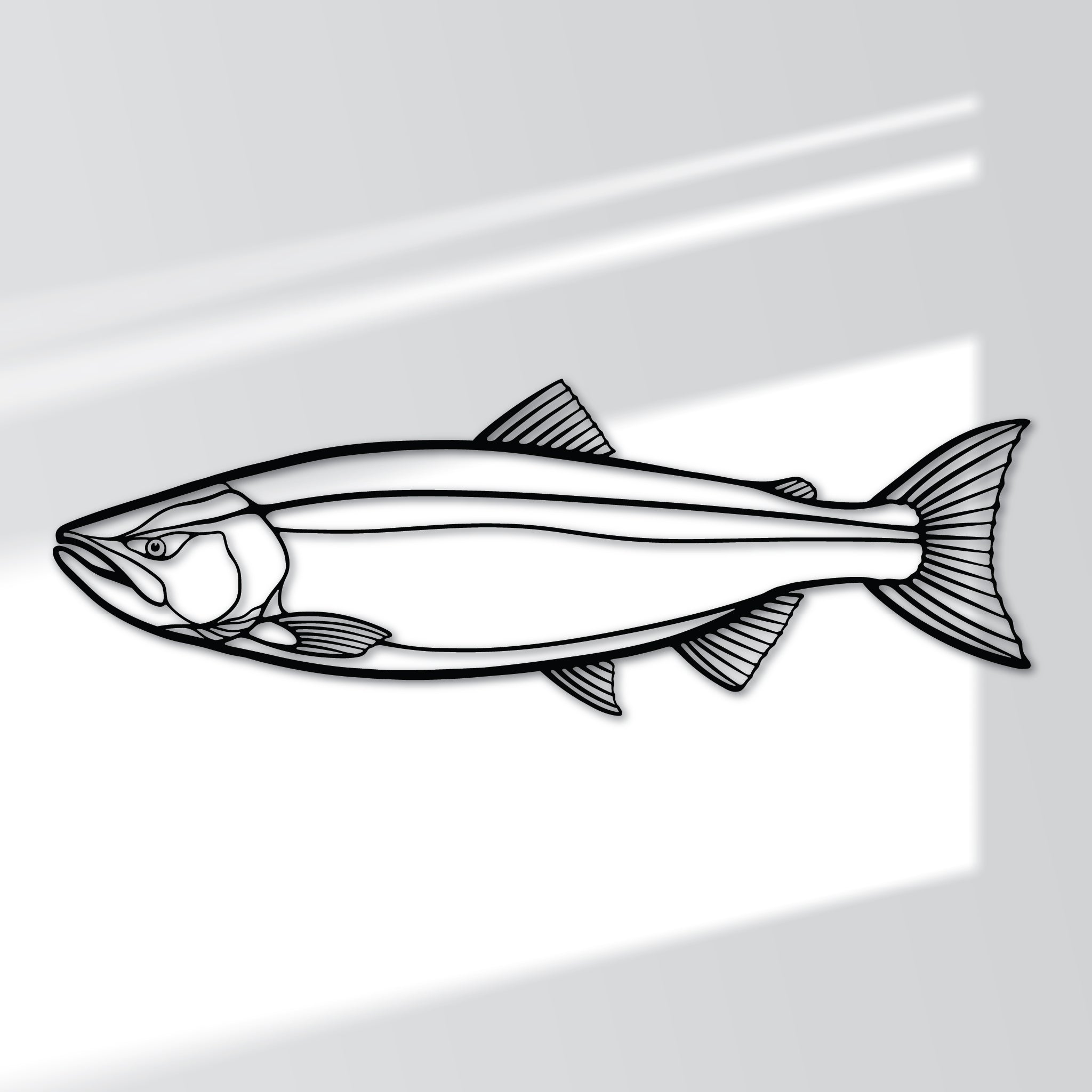 Salmon Fish - Metal Wall Art