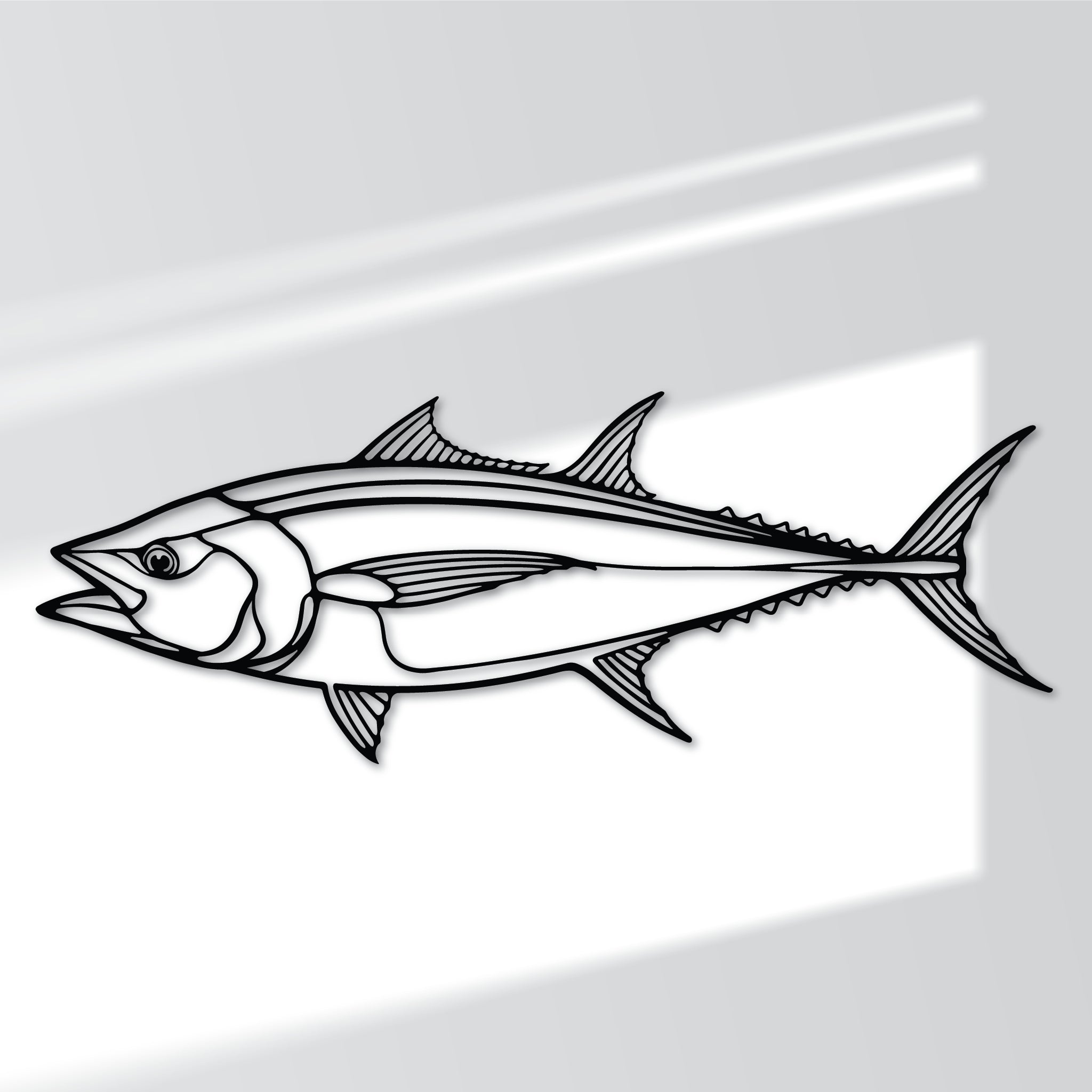 Longtail Tuna Fish - Metal Wall Art