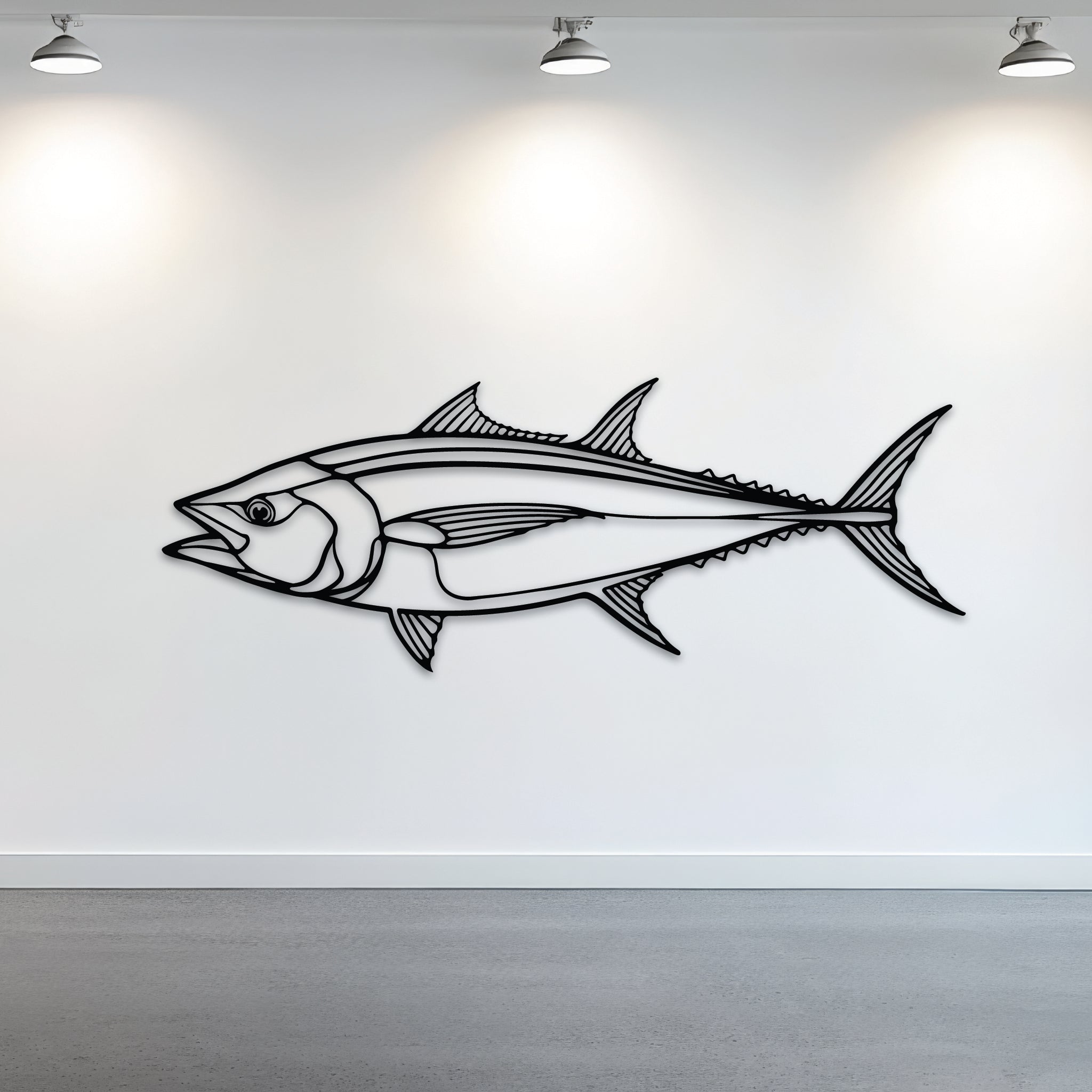 Longtail Tuna Fish - Metal Wall Art