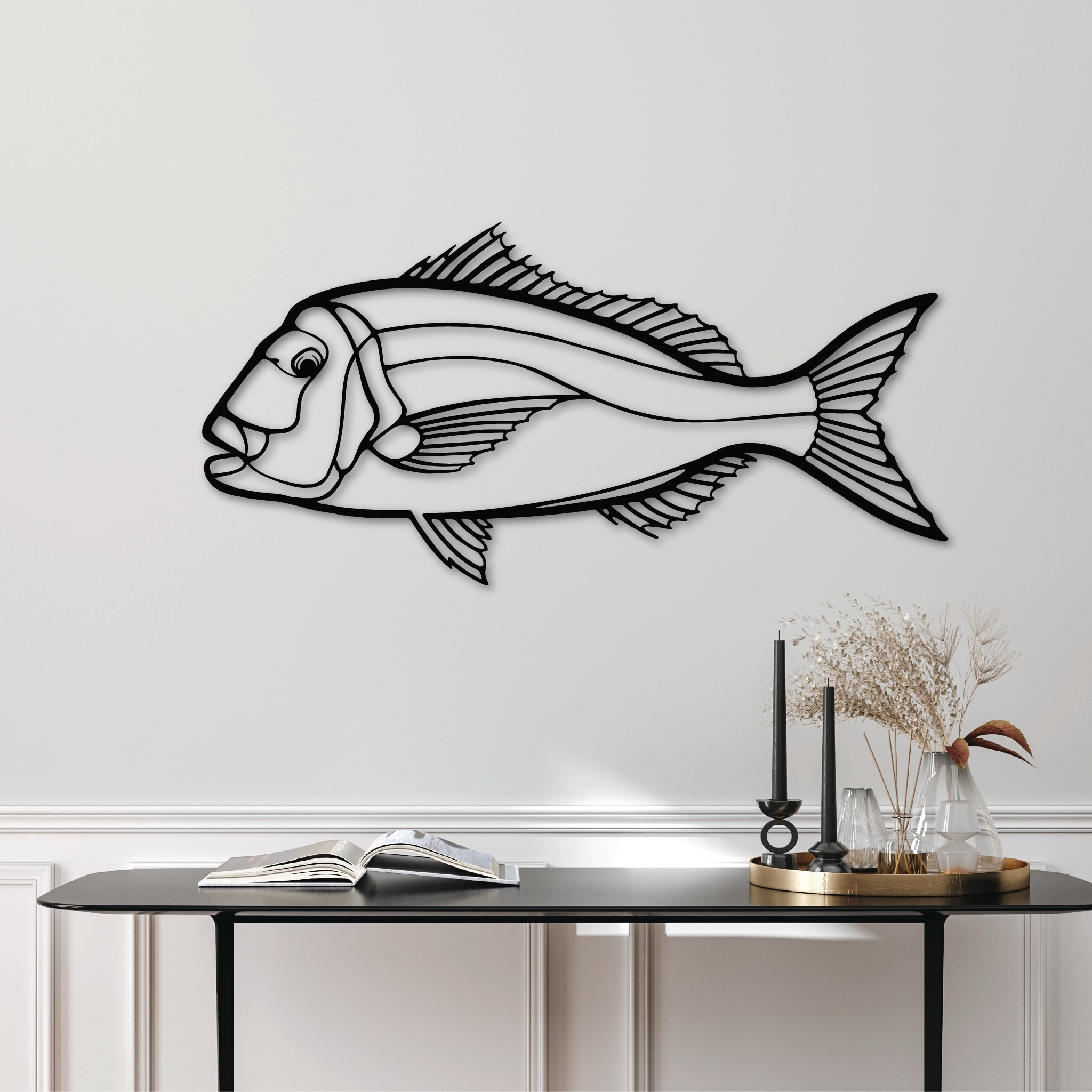 Snapper Fish - Metal Wall Art