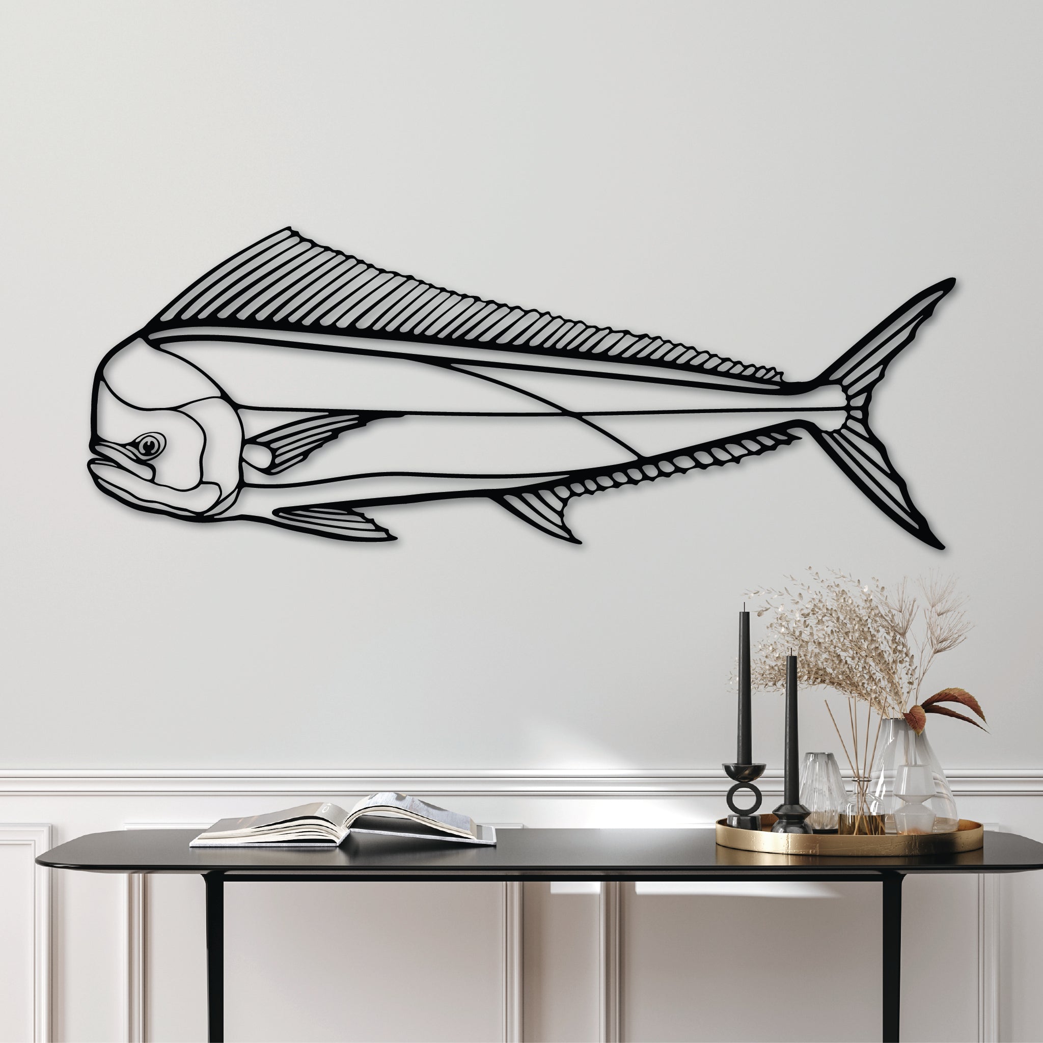 Mahi-mahi Fish - Metal Wall Art