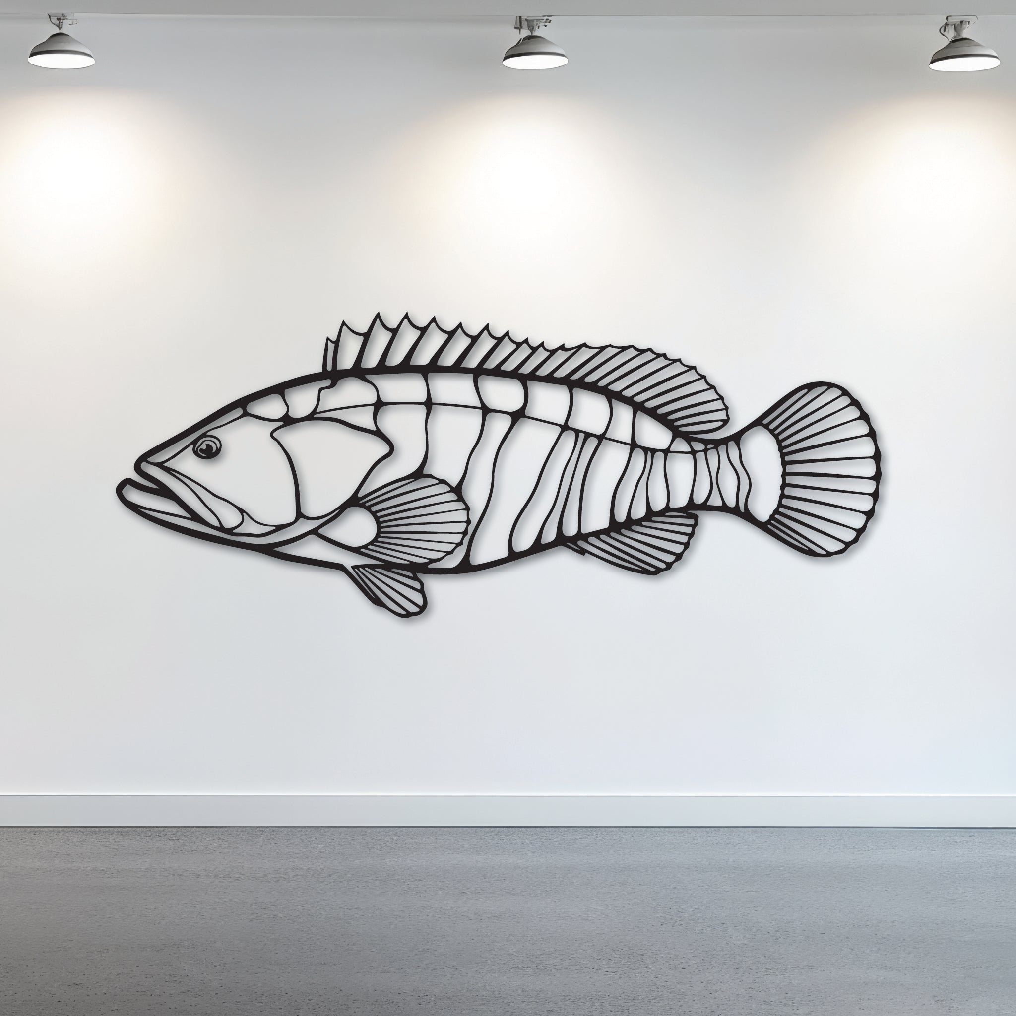 Estuary Cod Fish - Metal Wall Art