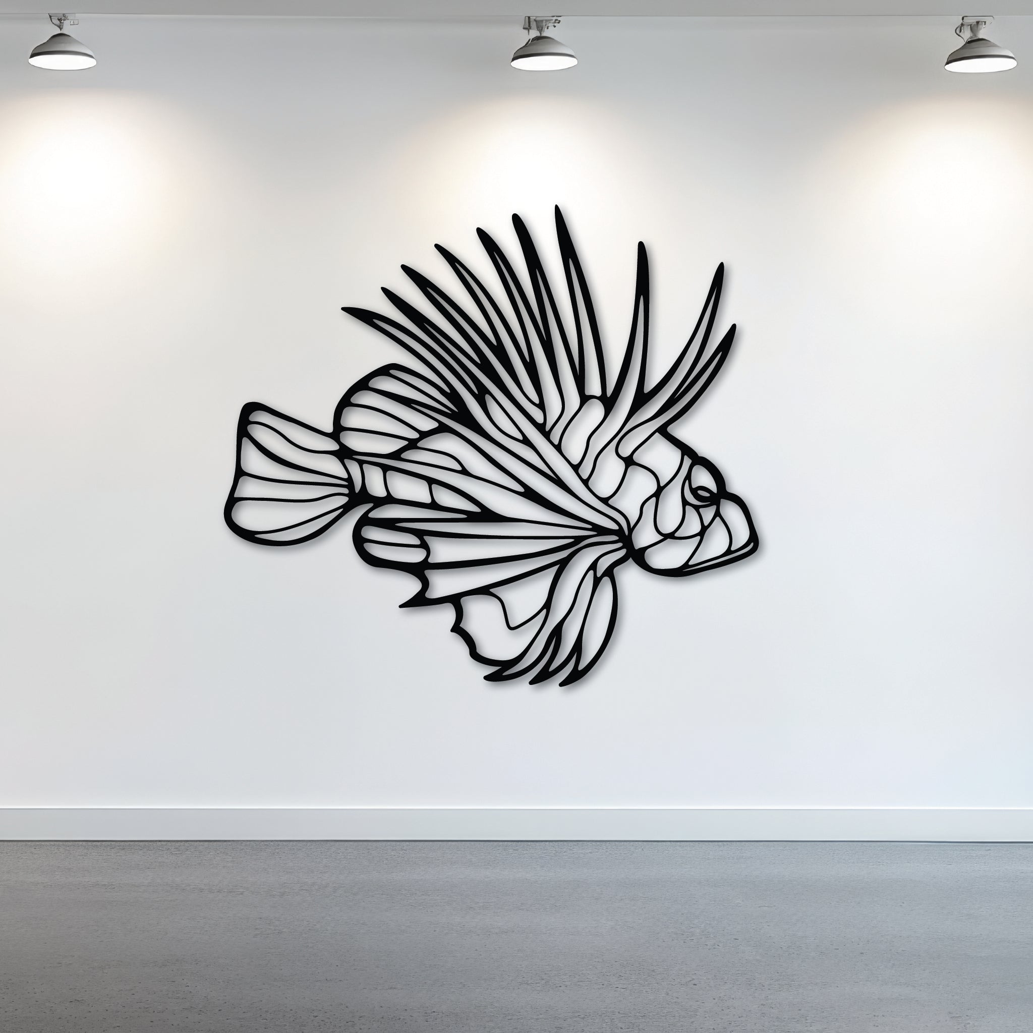 Lion Fish - Metal Wall Art