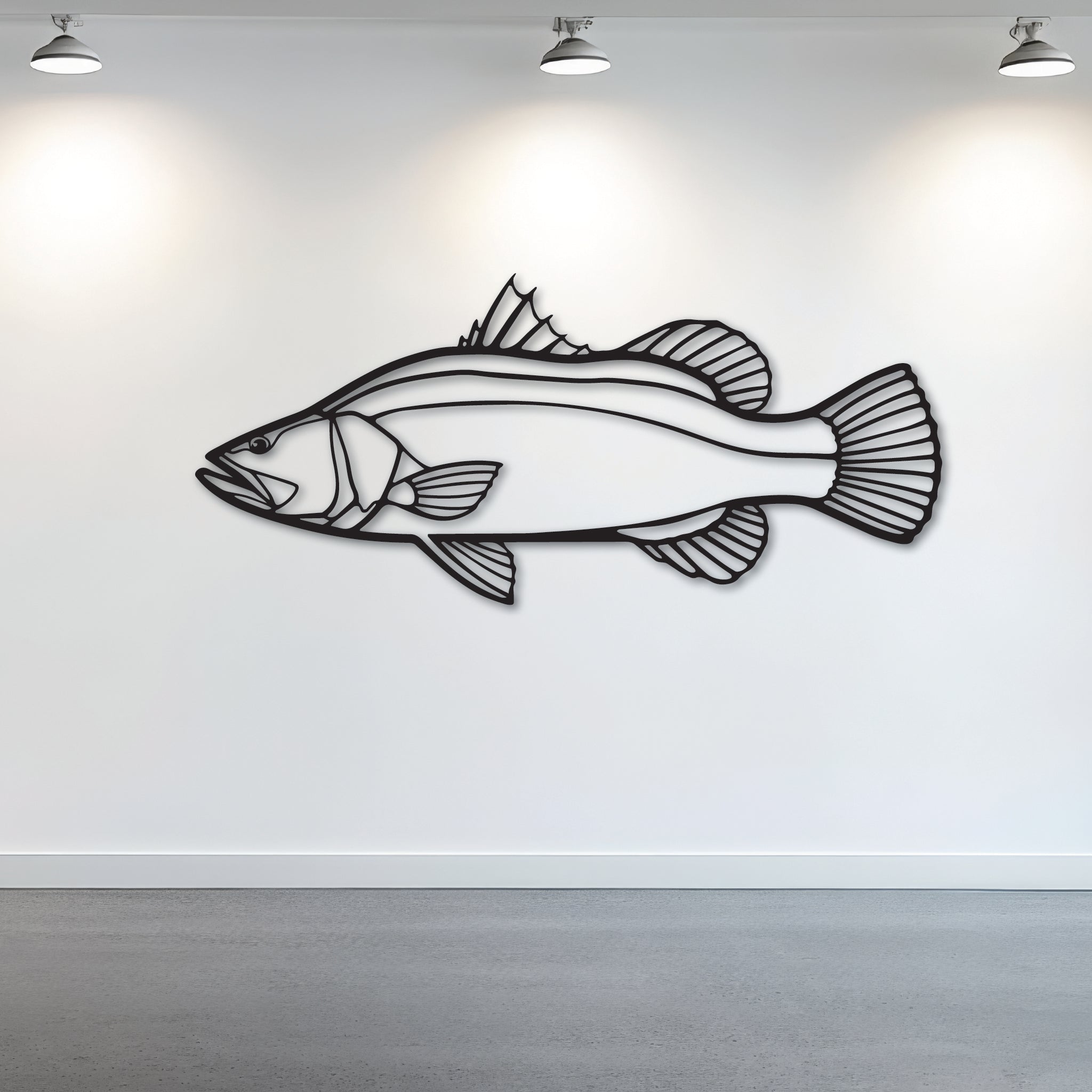 Barramundi Fish - Metal Wall Art