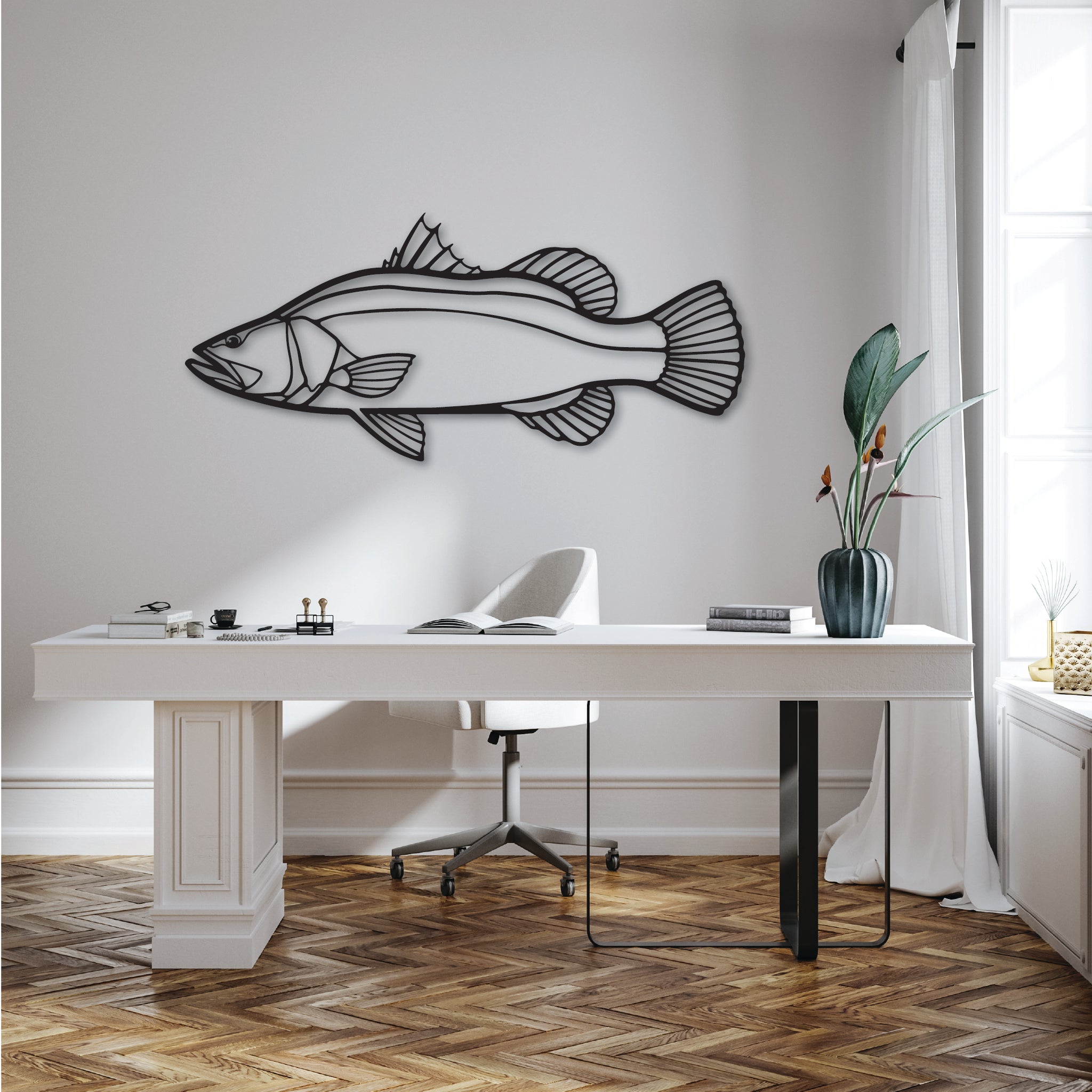 Barramundi Fish - Metal Wall Art