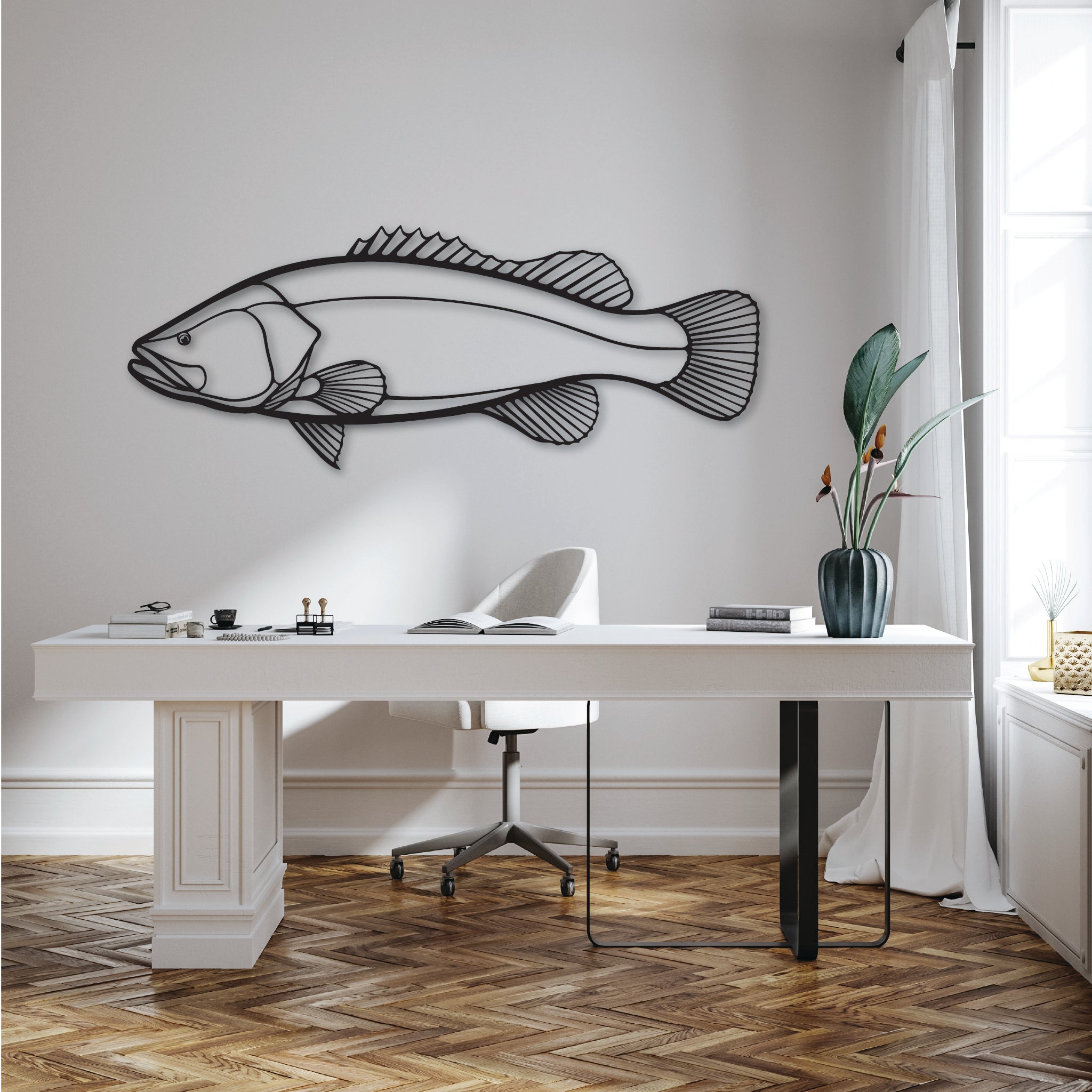 Murray Cod - Metal Wall Art