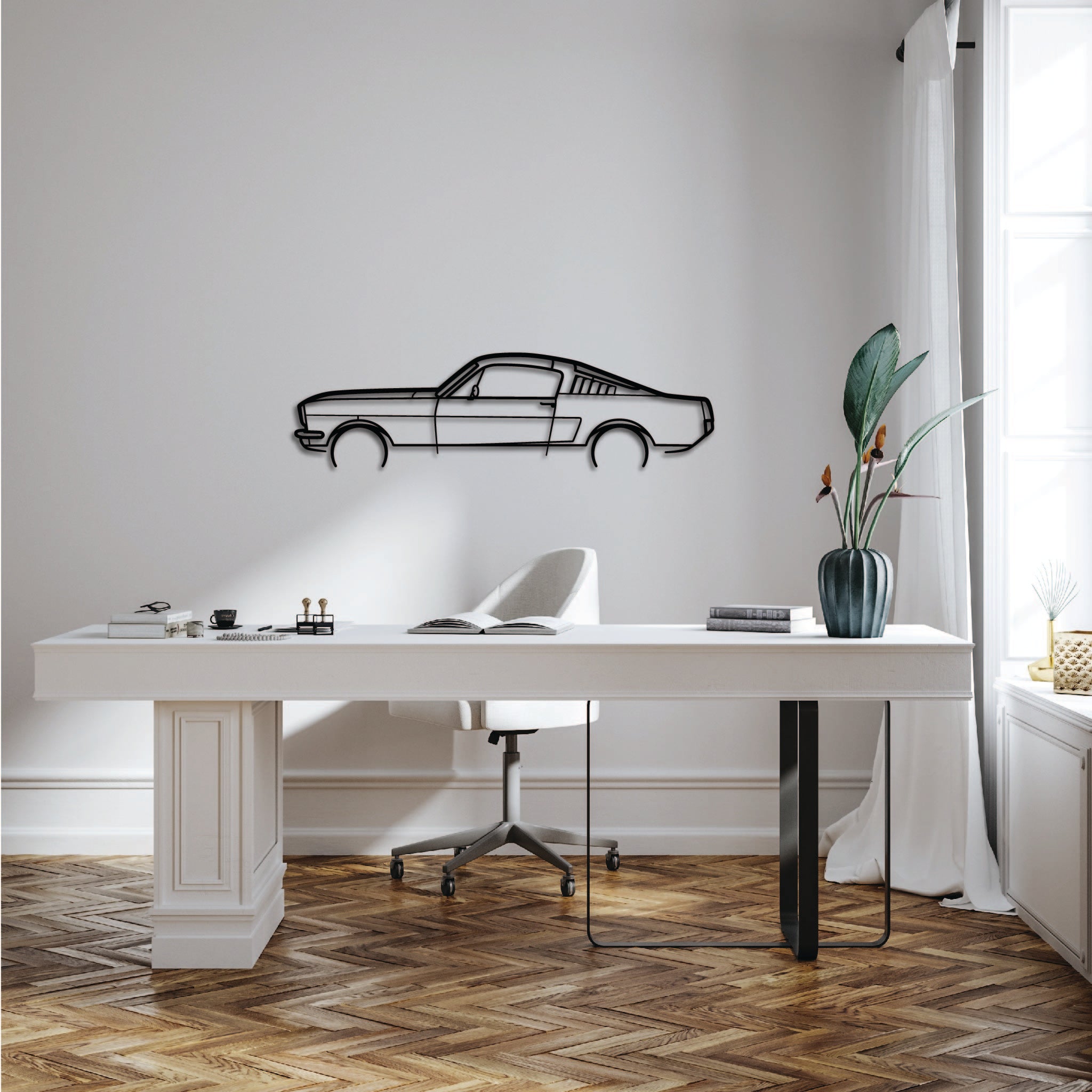 Ford Mustang 1965 - Metal Wall Art