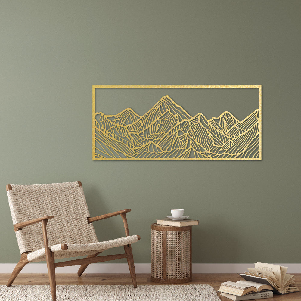 Himalayan Mountains - Metal Wall Art