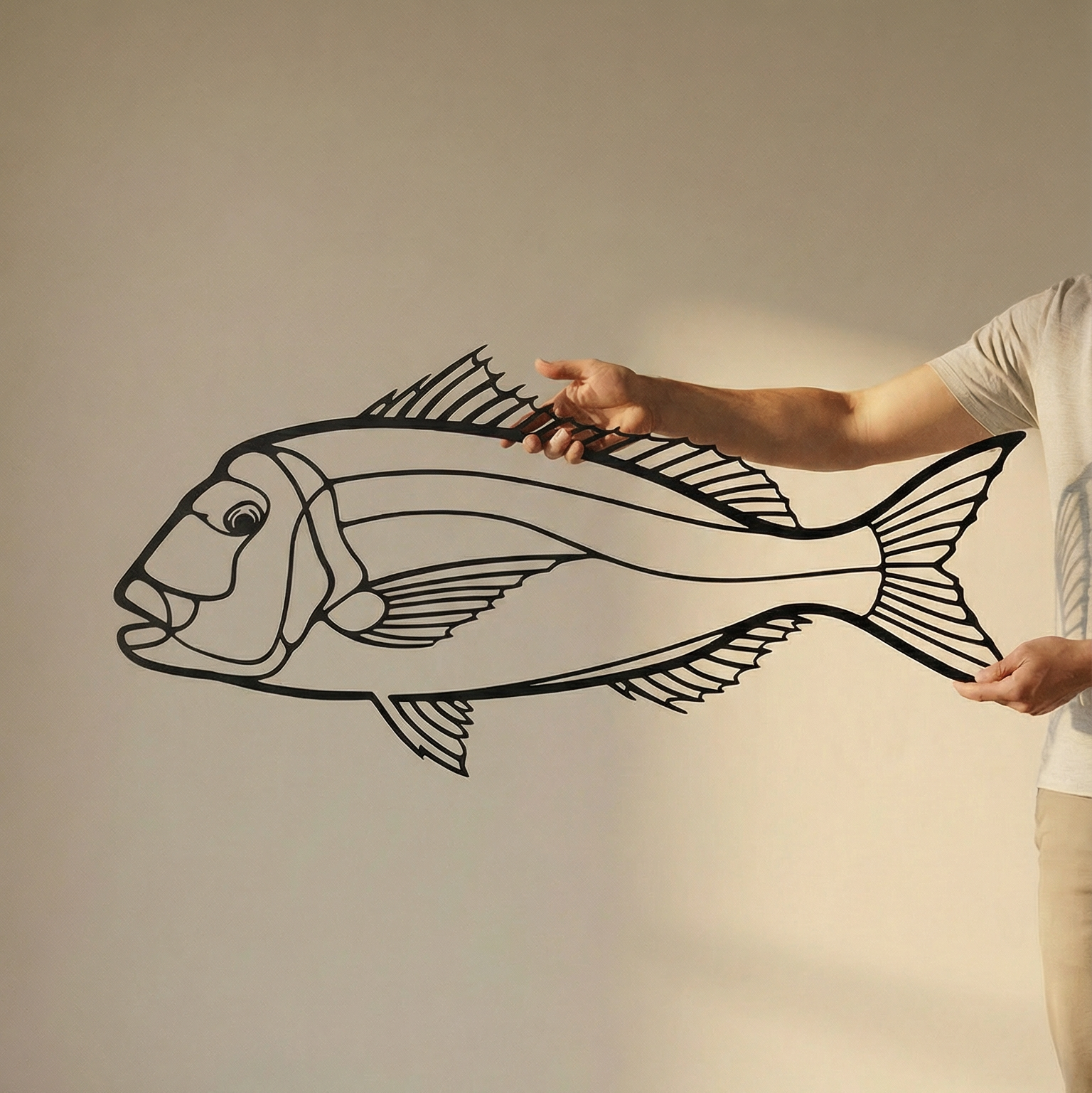 Snapper Fish - Metal Wall Art