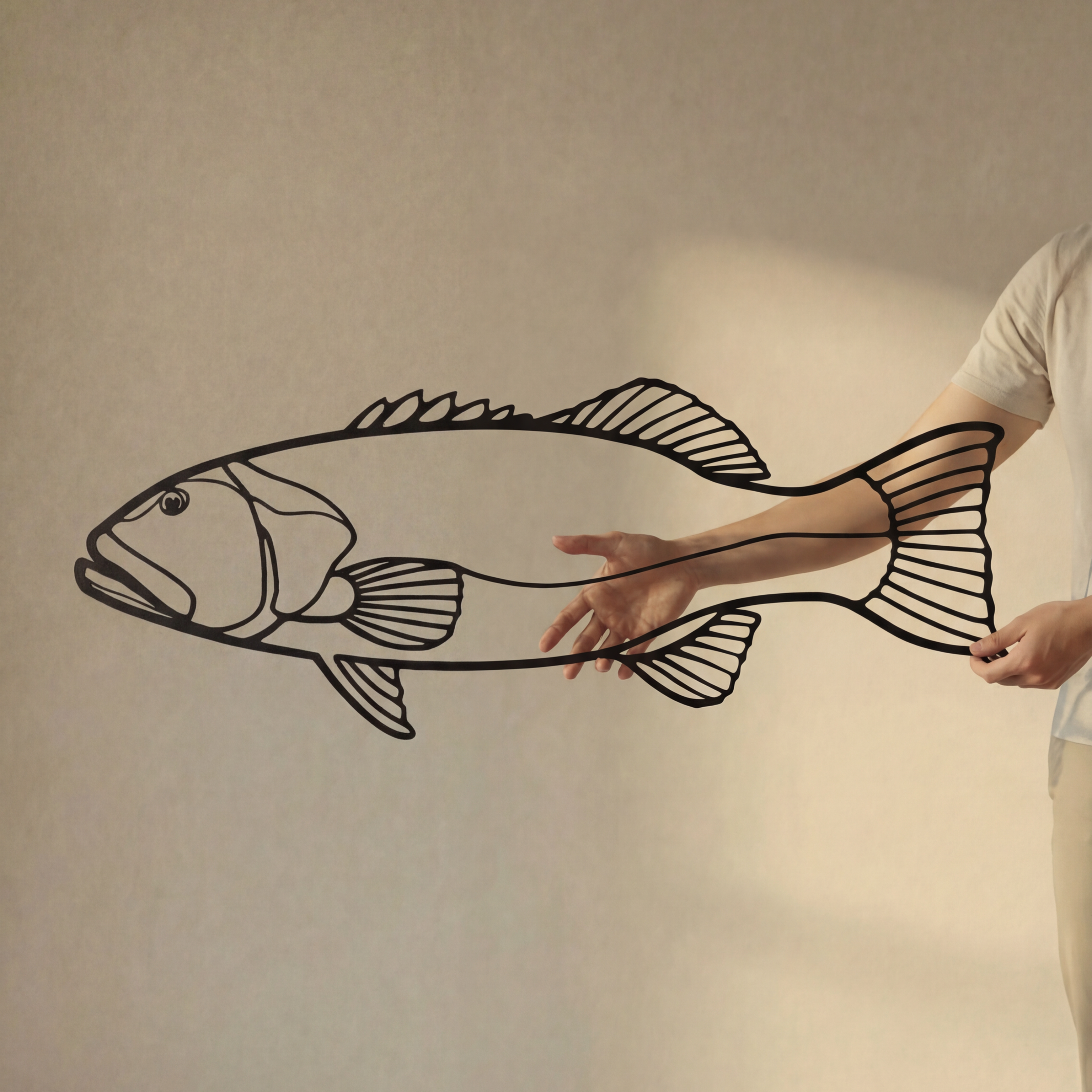 Coral Trout - Metal Wall Art