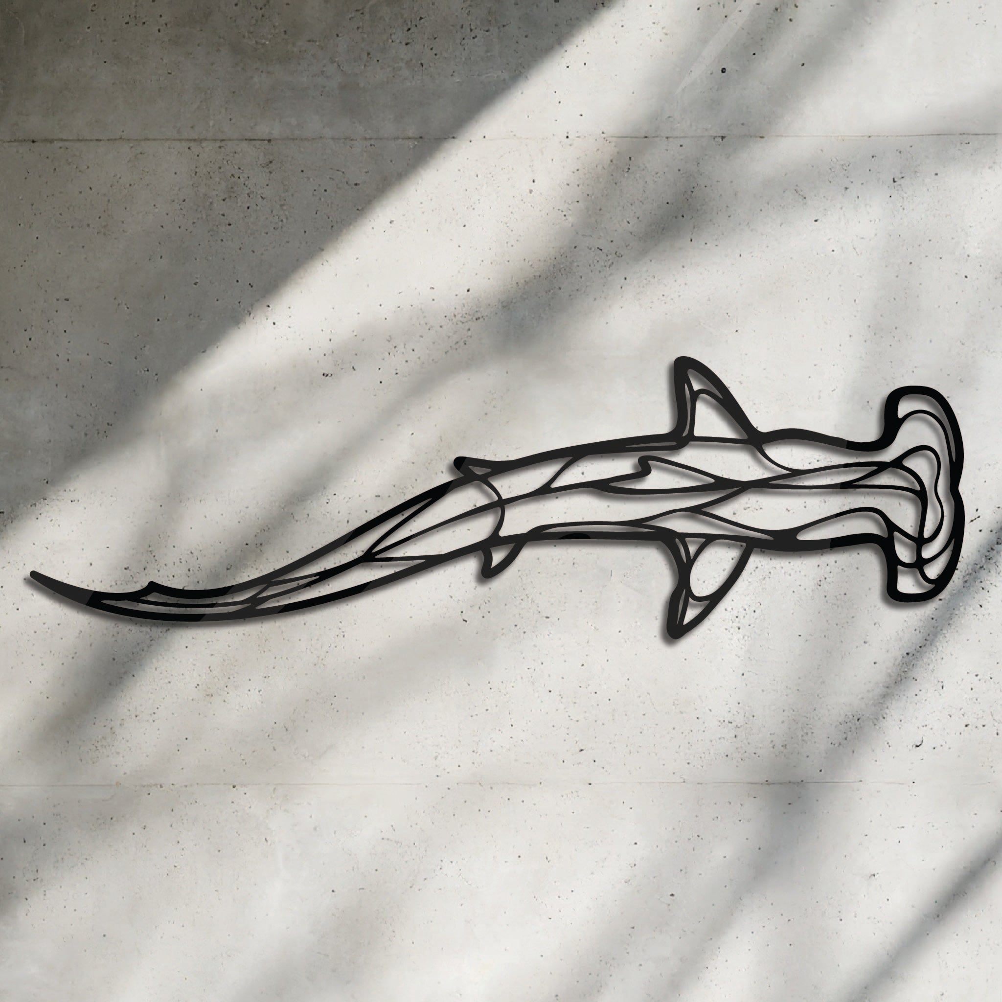 Hammerhead Shark - Metal Wall Art