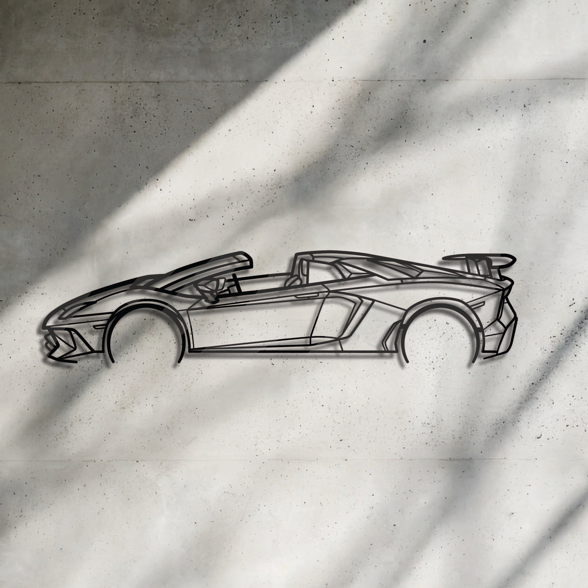 Lamborghini Aventador - Metal Wall Art