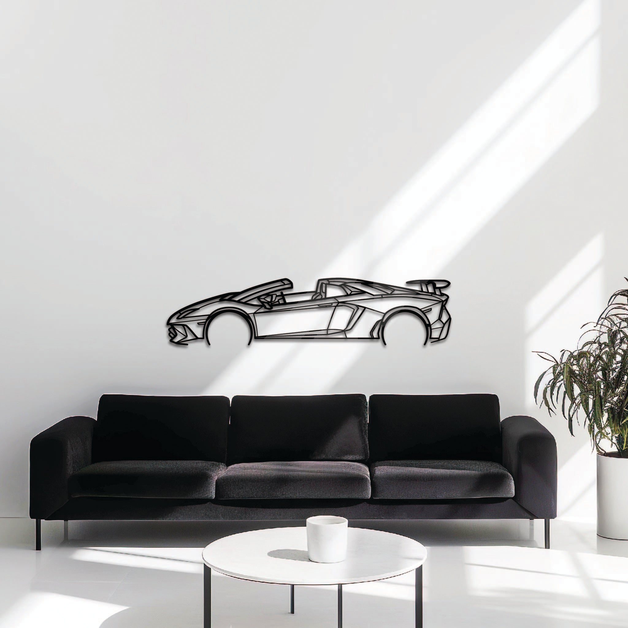 Lamborghini Aventador - Metal Wall Art