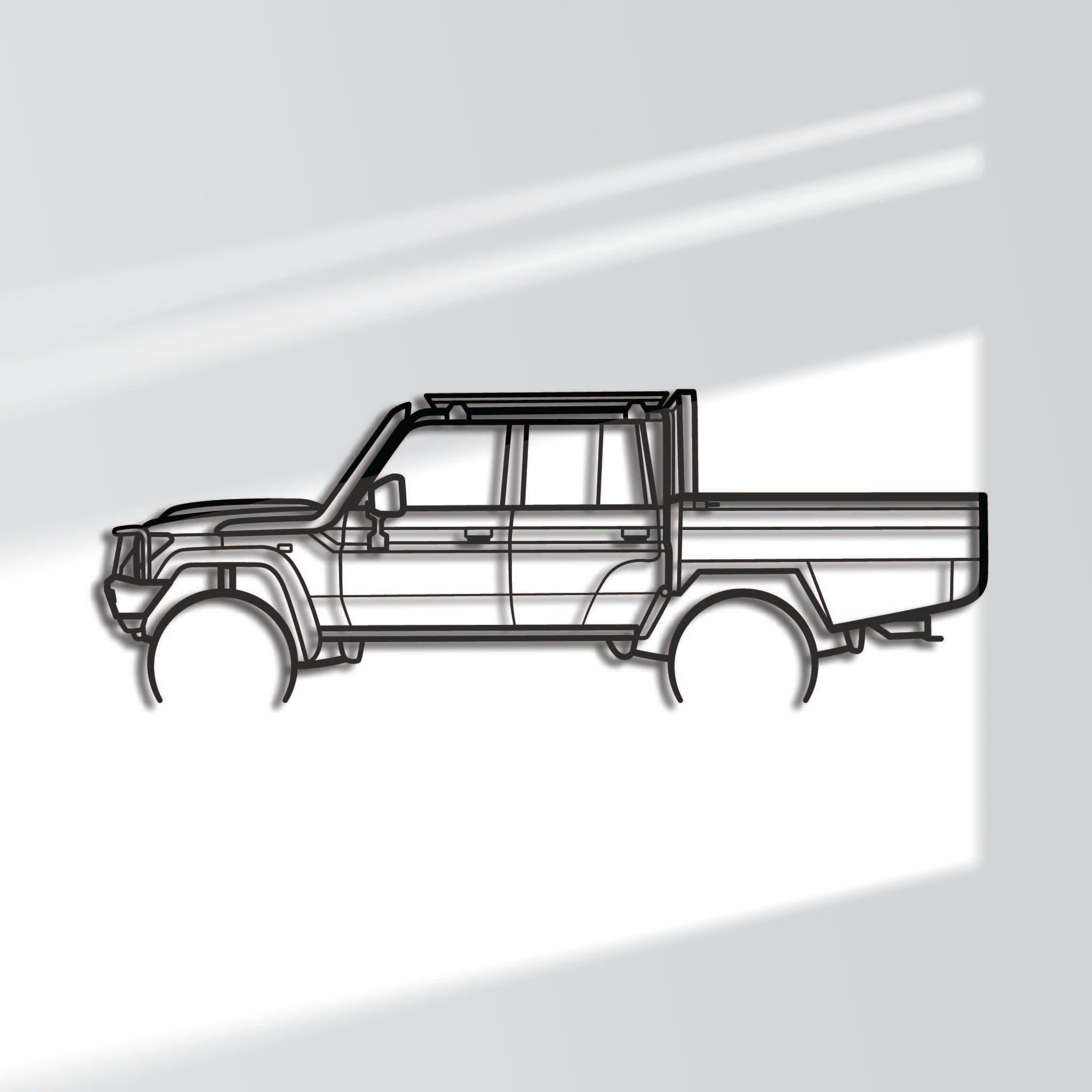 Toyota LandCruiser 79 Series - Metal Wall Art