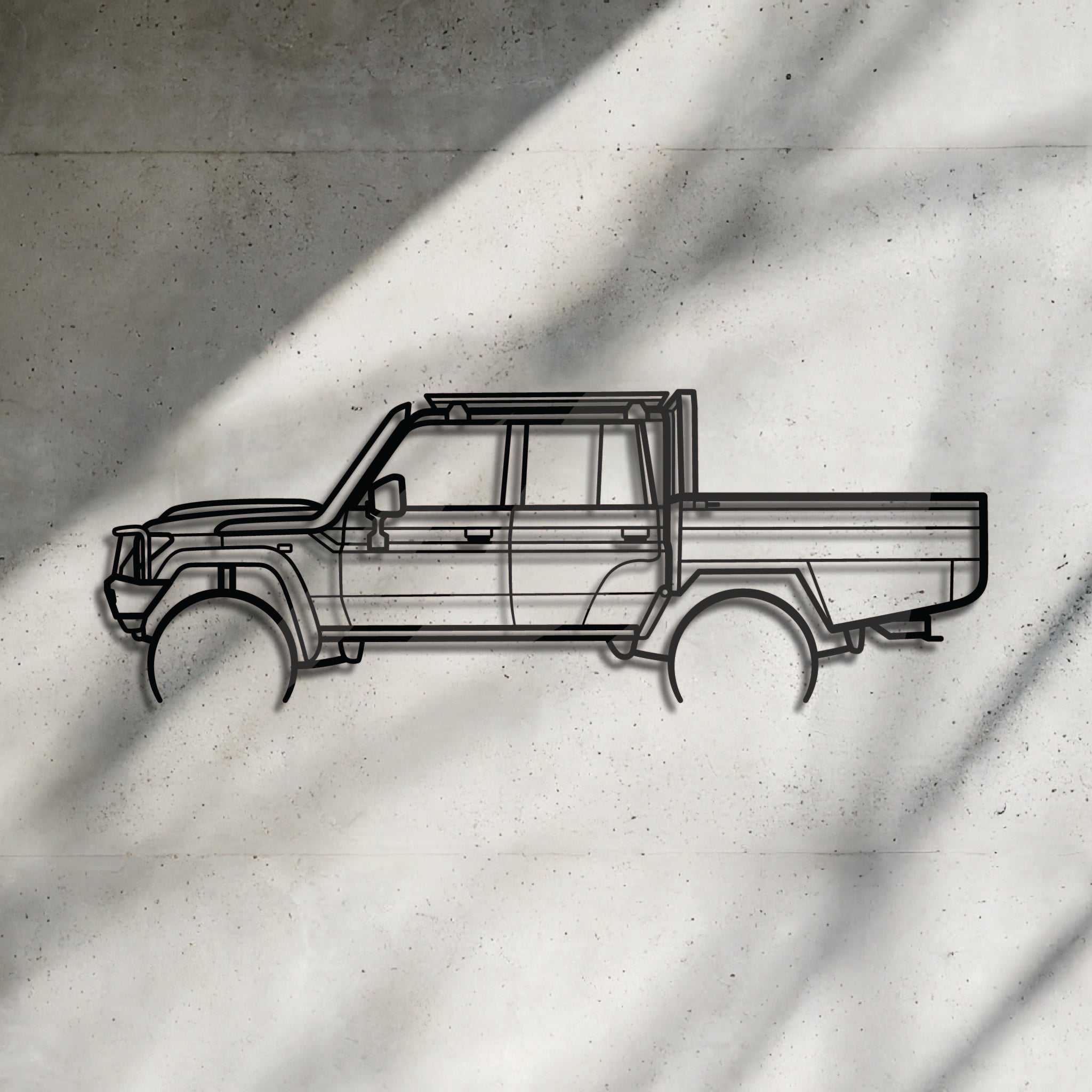 Toyota LandCruiser 79 Series - Metal Wall Art