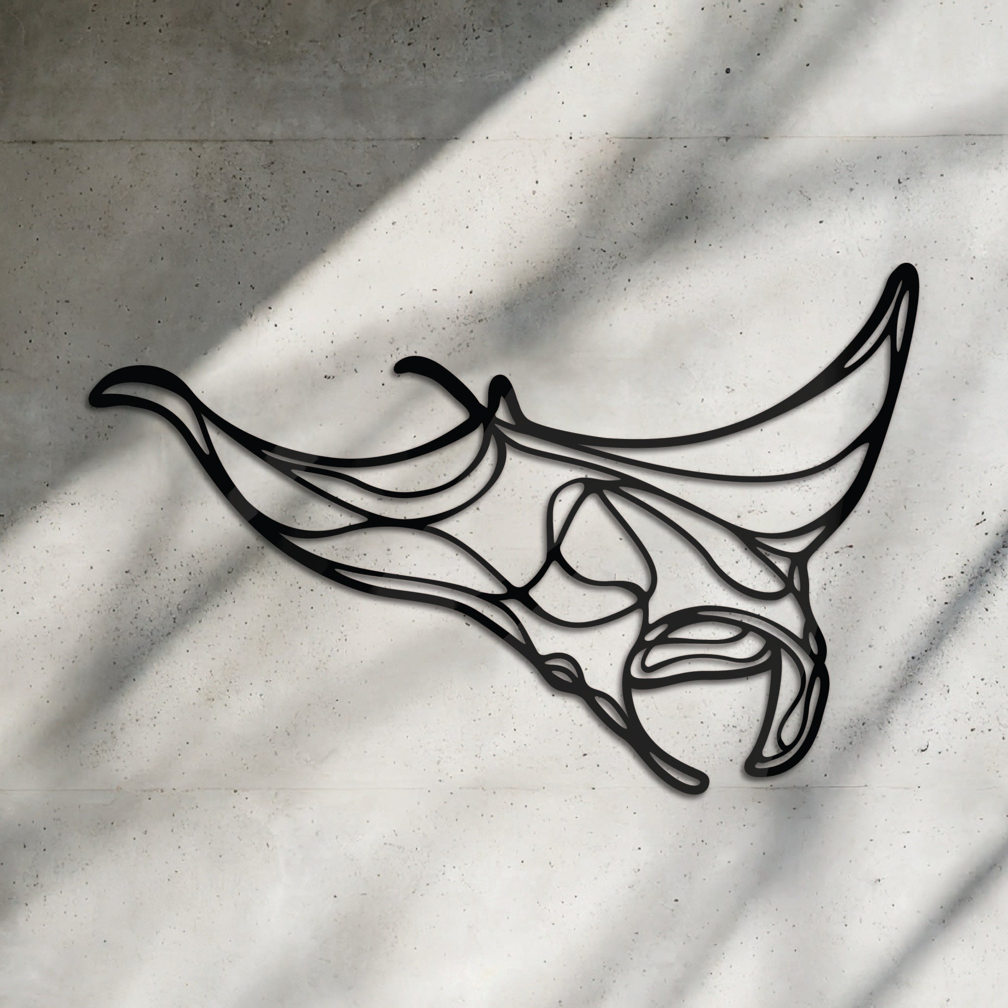 Mantaray - Metal Wall Art