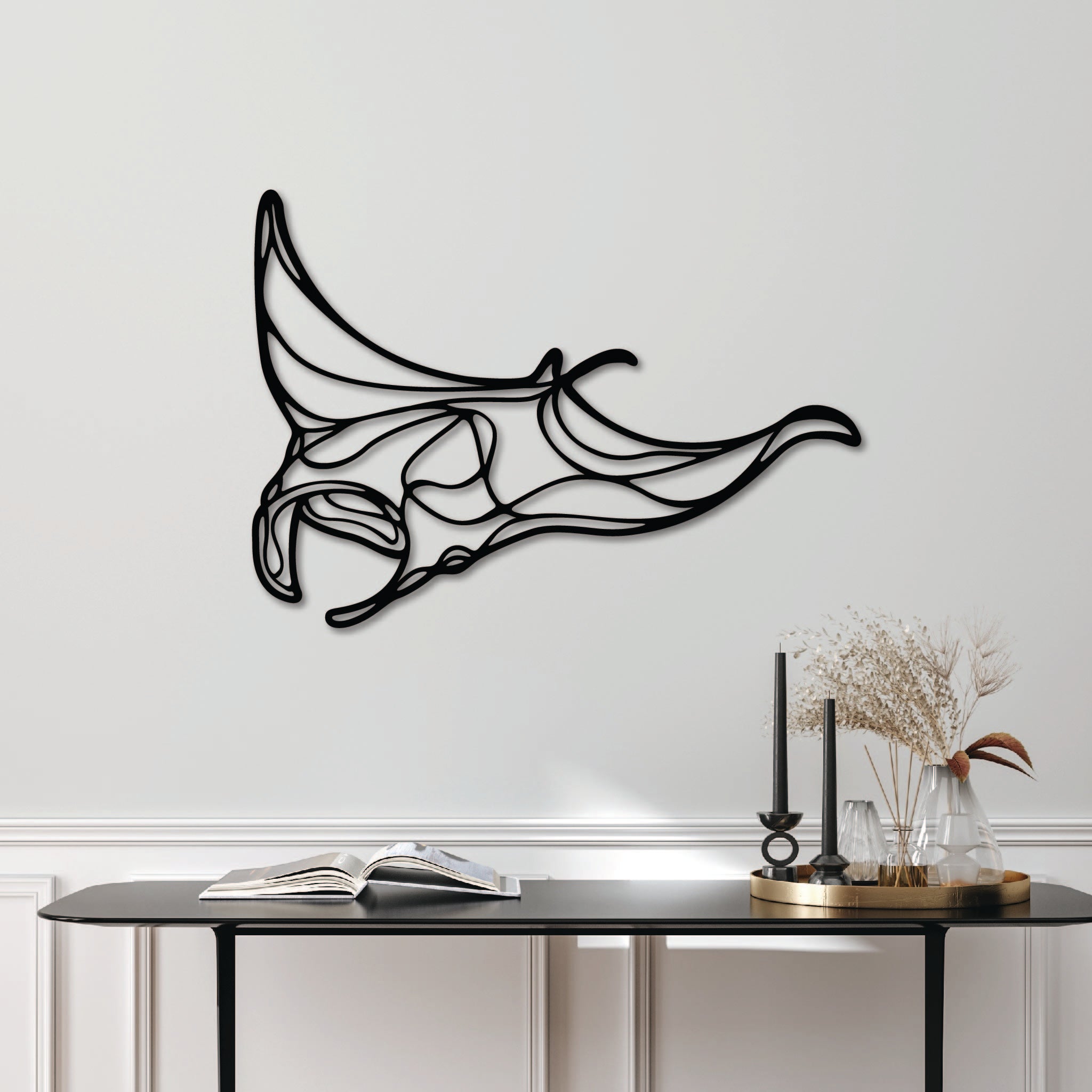 Mantaray - Metal Wall Art