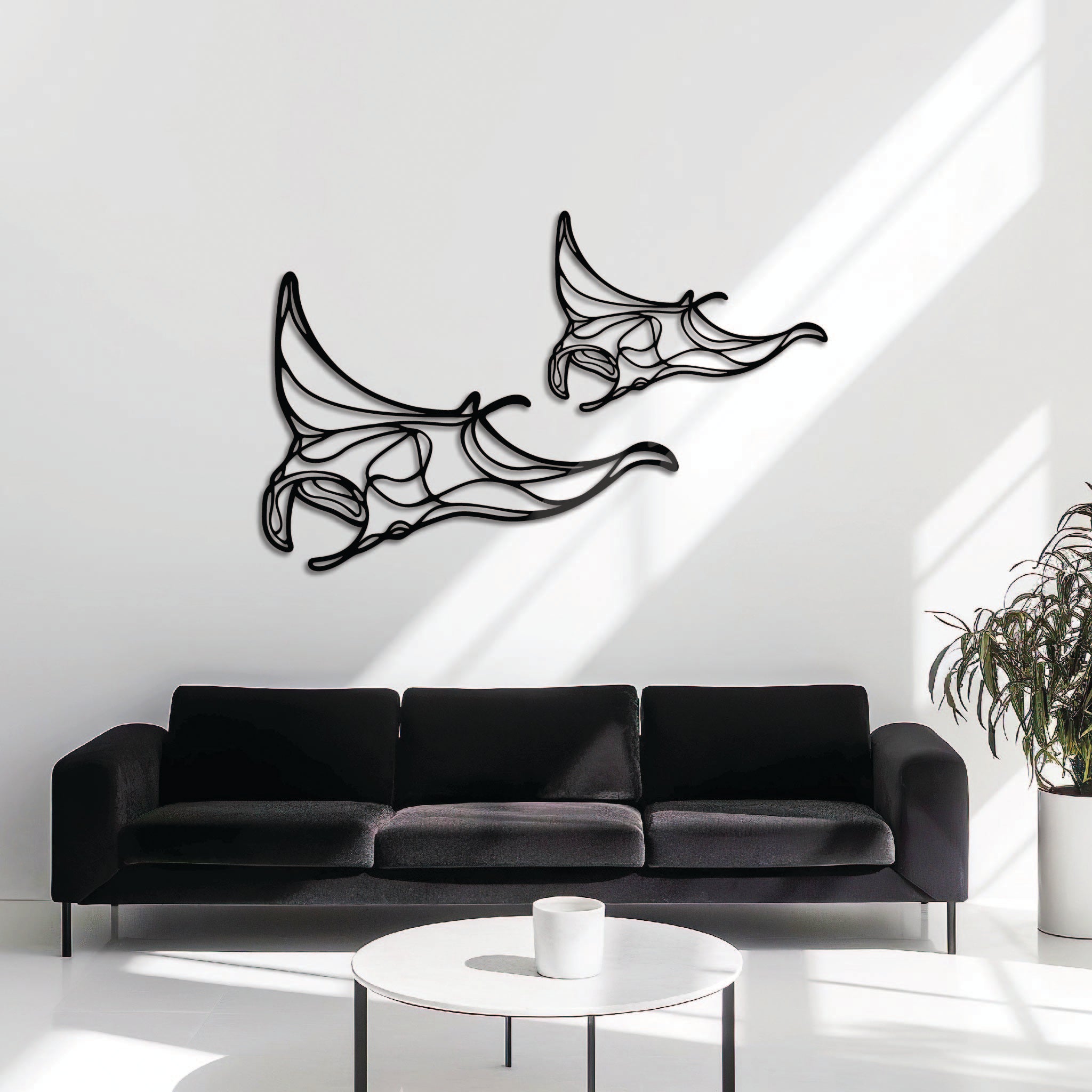 Mantaray - Metal Wall Art