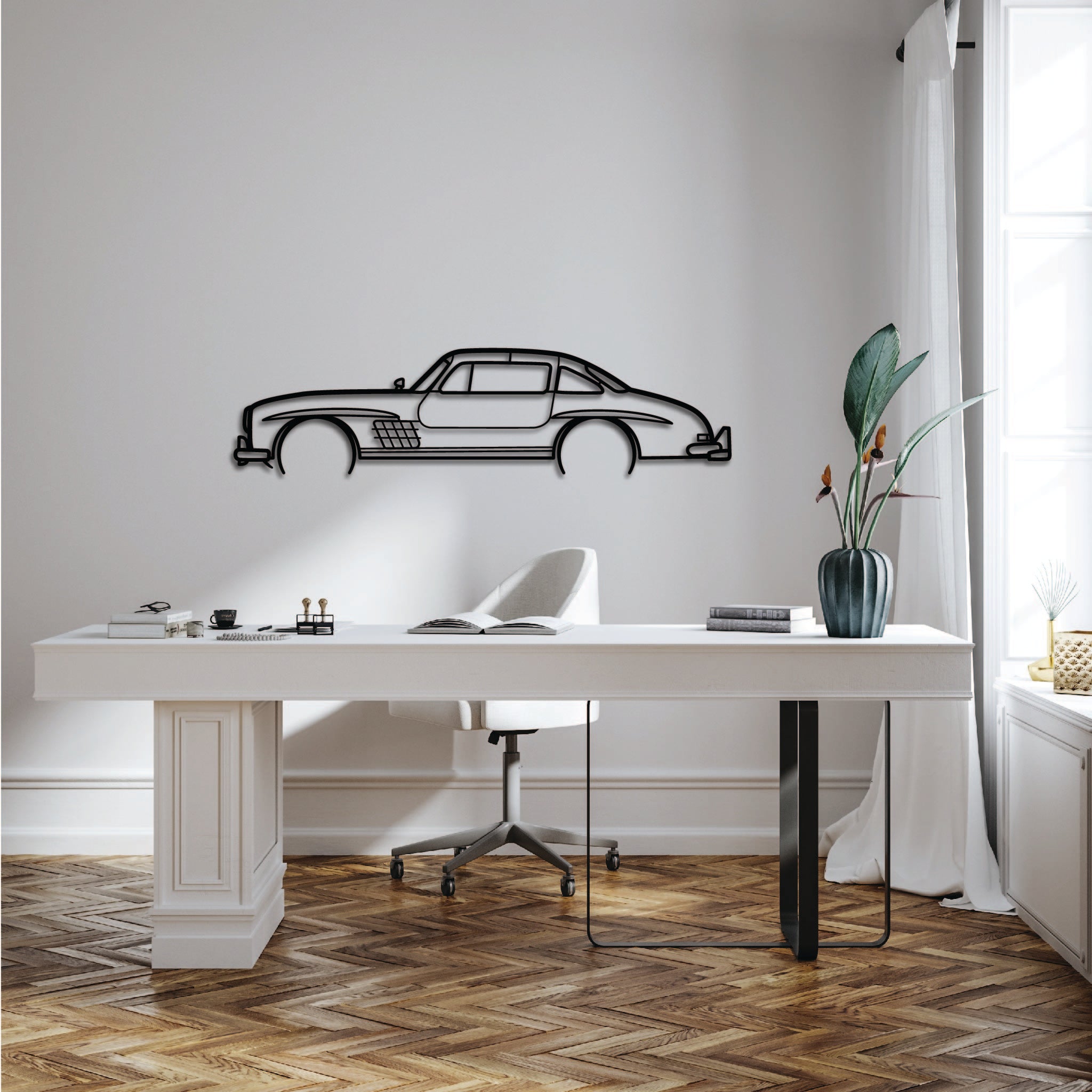 Mercedes 300 SL - Metal Wall Art