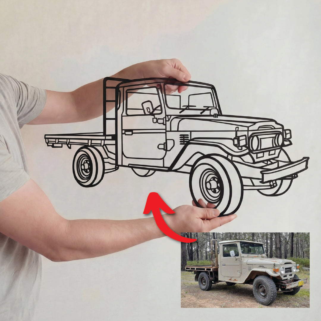 Custom Car - Metal Wall Art
