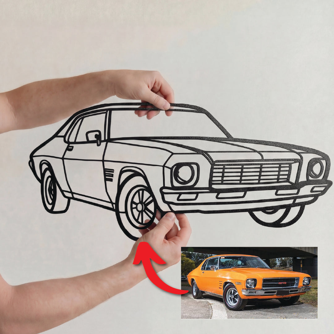 Custom Car - Metal Wall Art