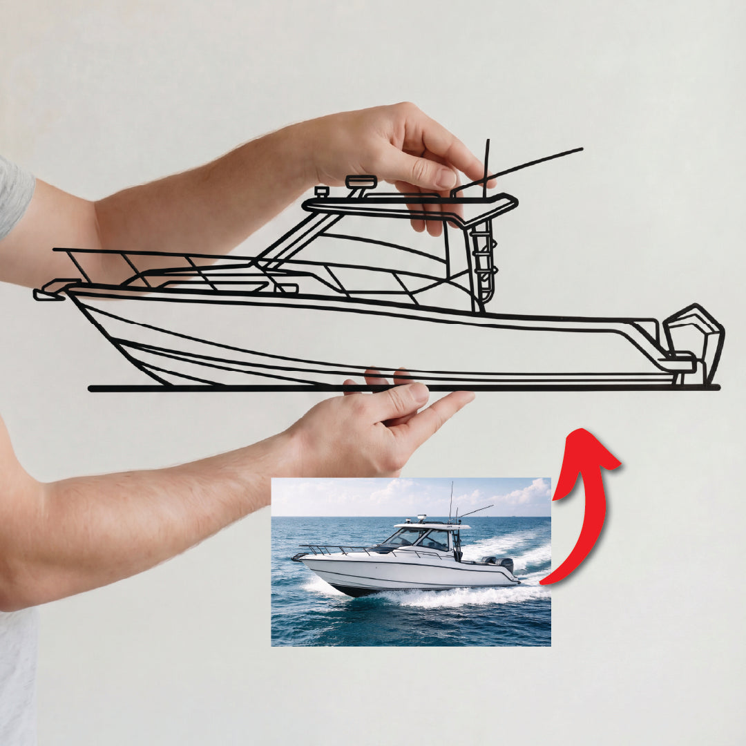 Custom Boat - Metal Wall Art