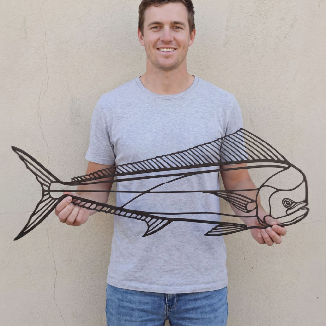 Mahi-mahi Fish - Metal Wall Art