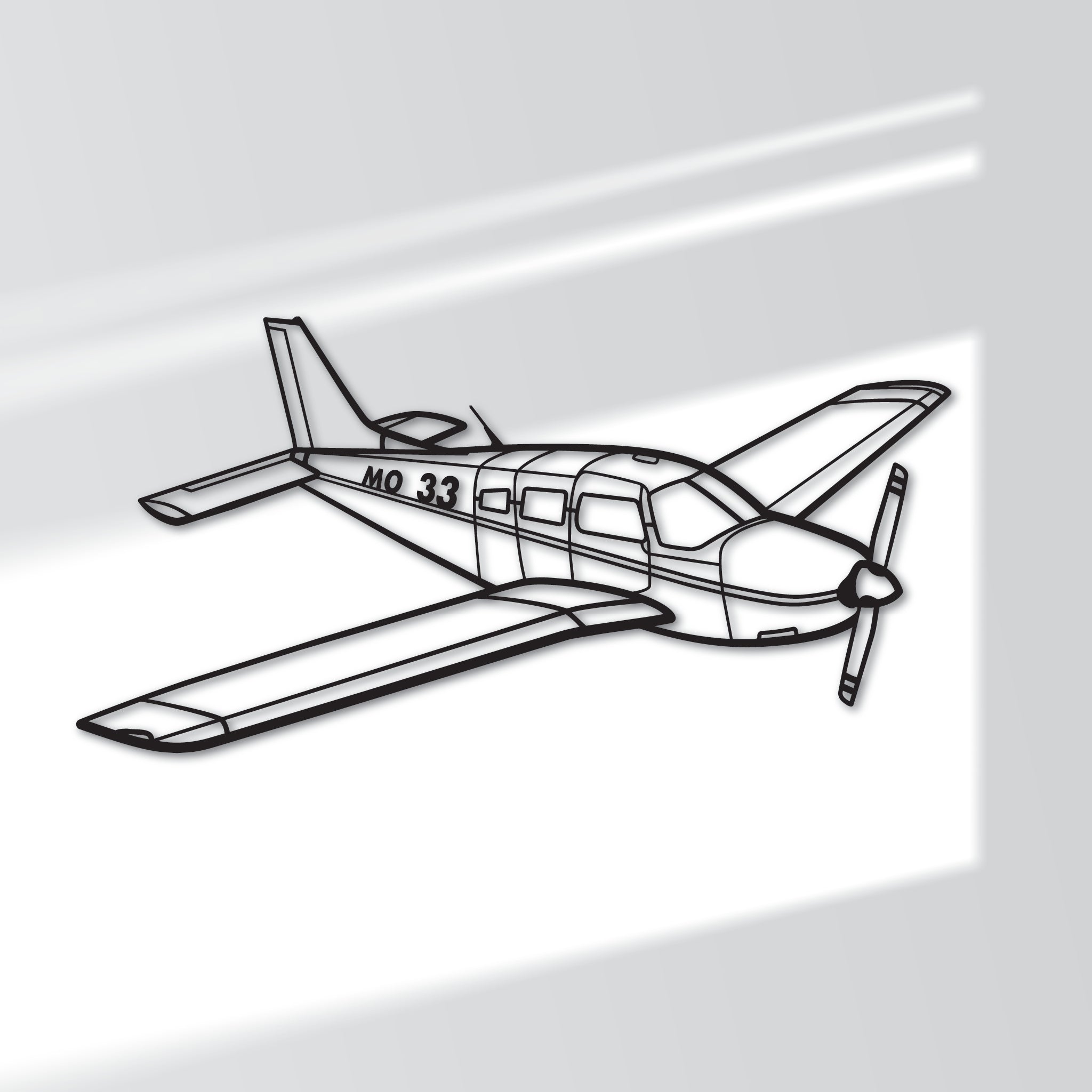 Custom Plane - Metal Wall Art