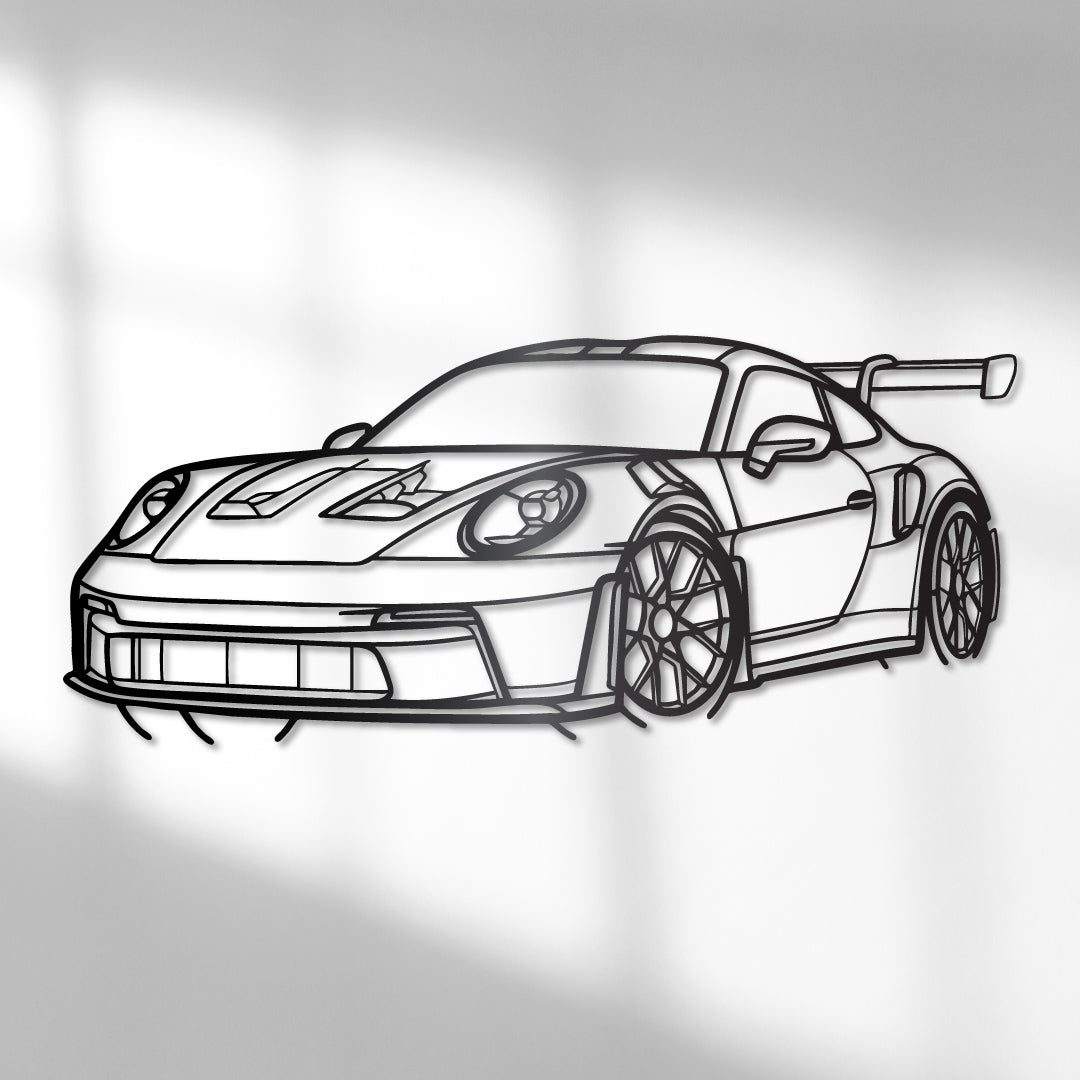 Porsche 911 GT3 RS - Metal Wall Art