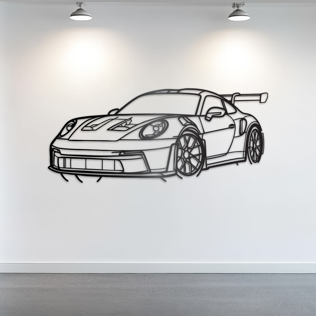 Porsche 911 GT3 RS - Metal Wall Art