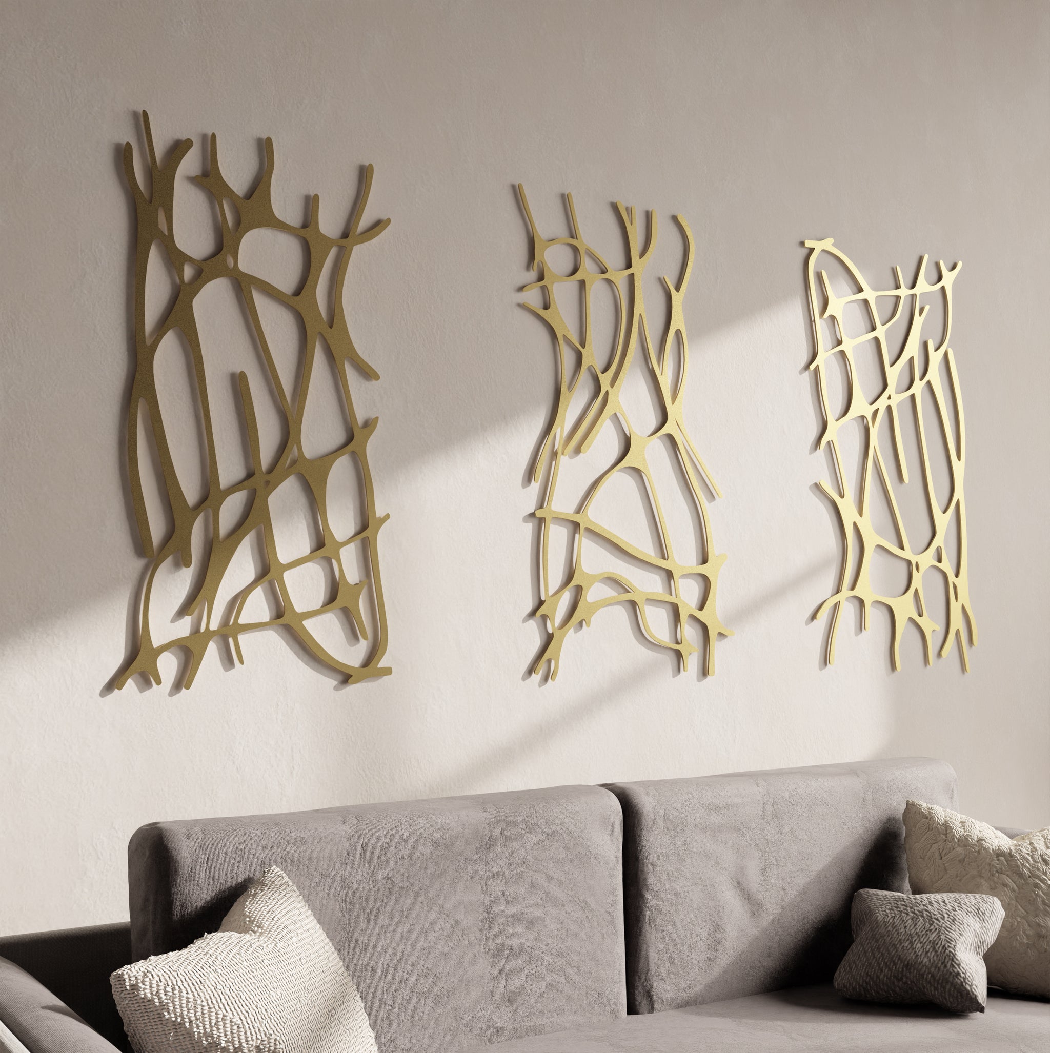 Three Waves - Metal Wall Art