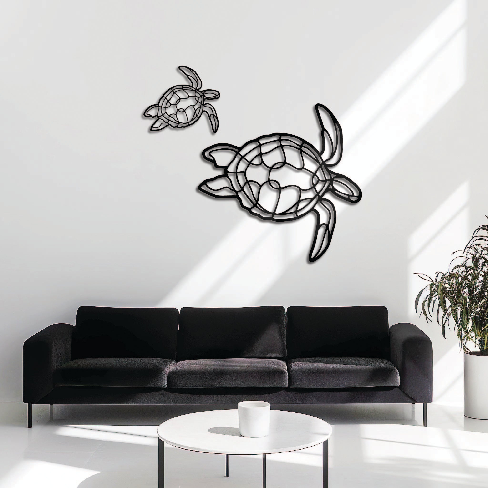 Turtle - Metal Wall Art