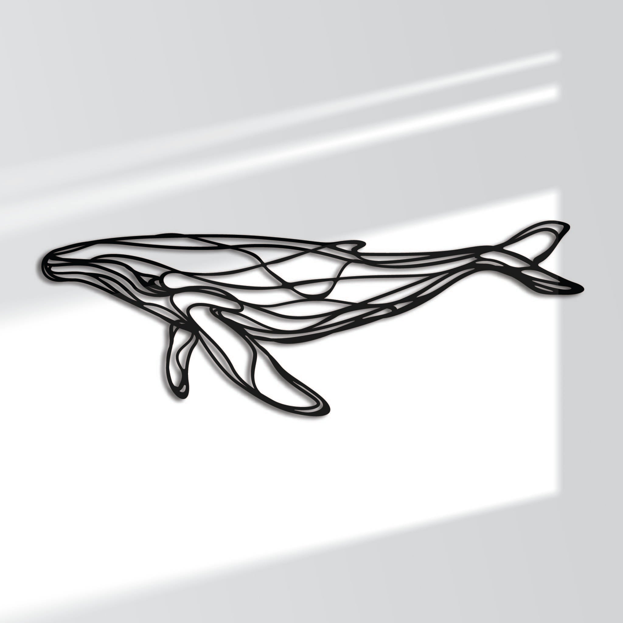 Humpback Whale - Metal Wall Art