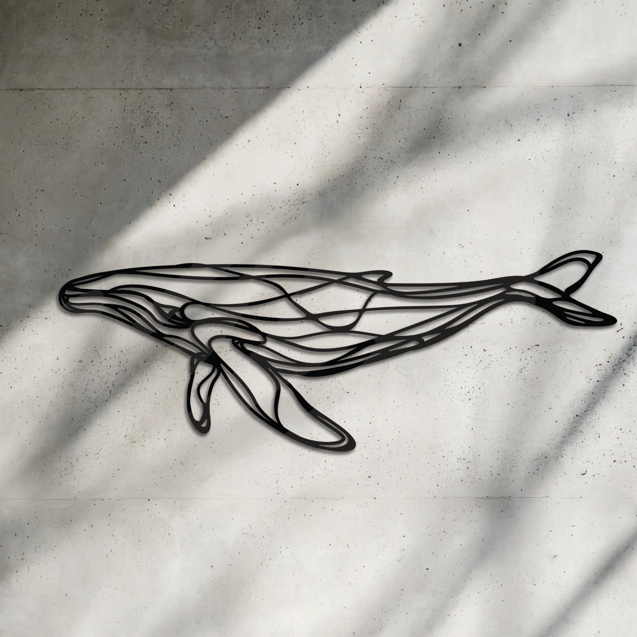 Humpback Whale - Metal Wall Art