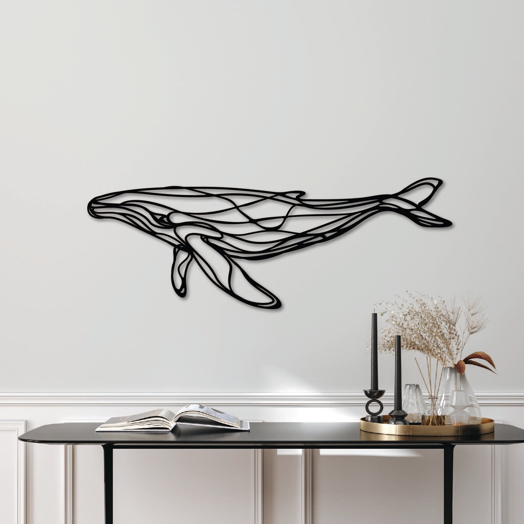 Humpback Whale - Metal Wall Art