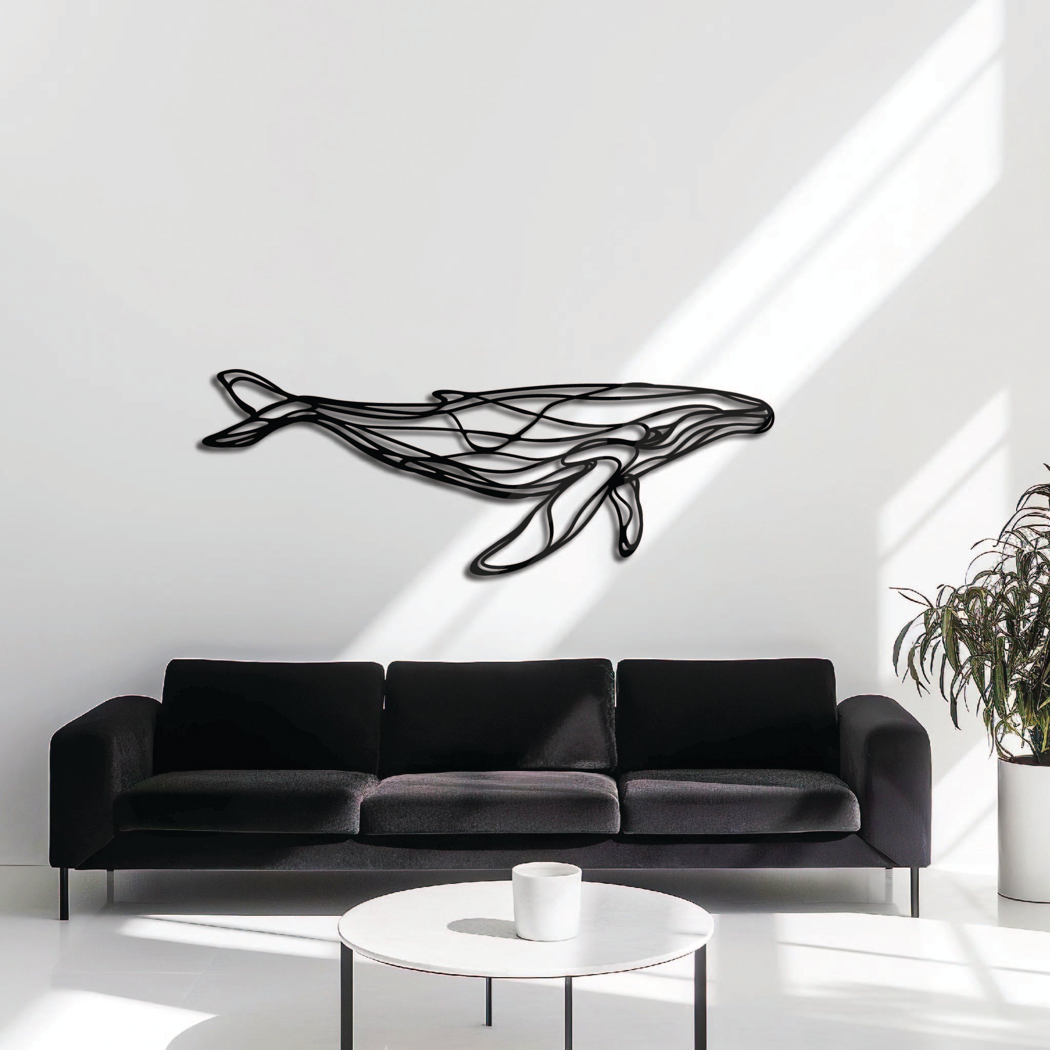 Humpback Whale - Metal Wall Art