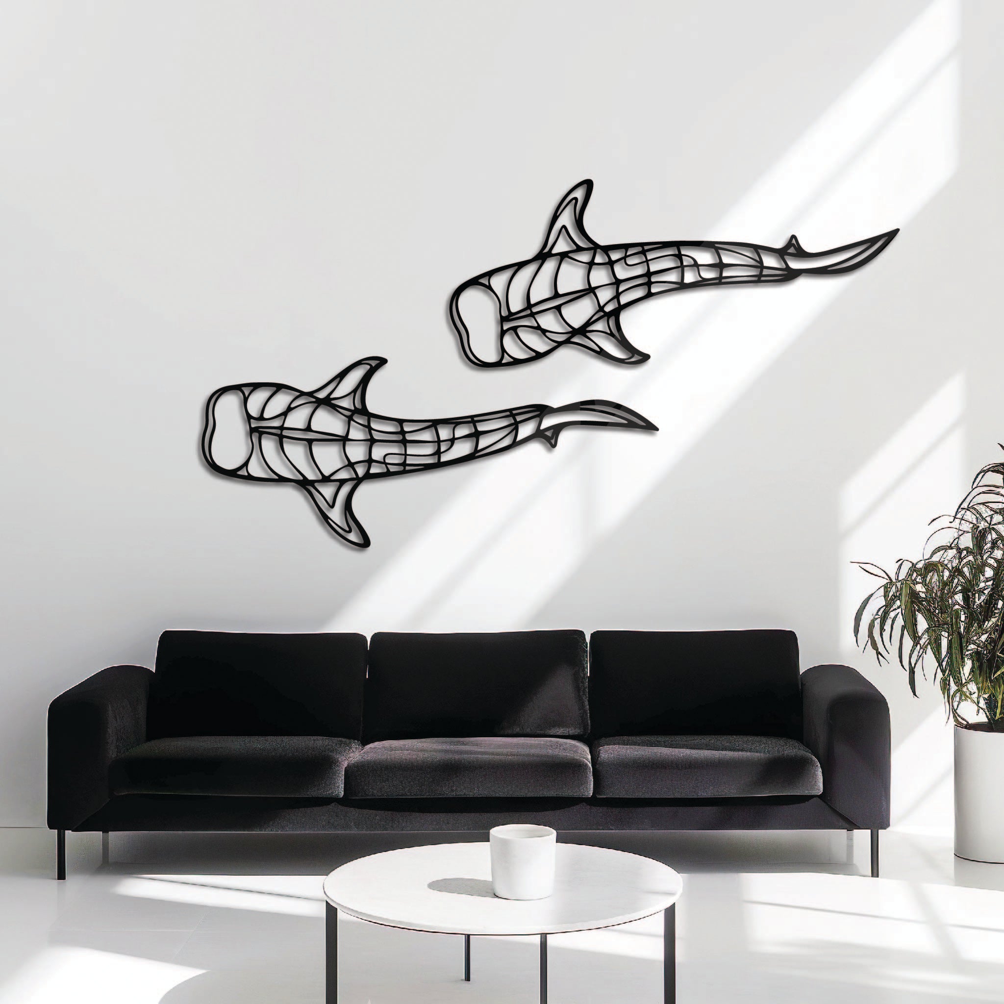 Whale Shark - Metal Wall Art